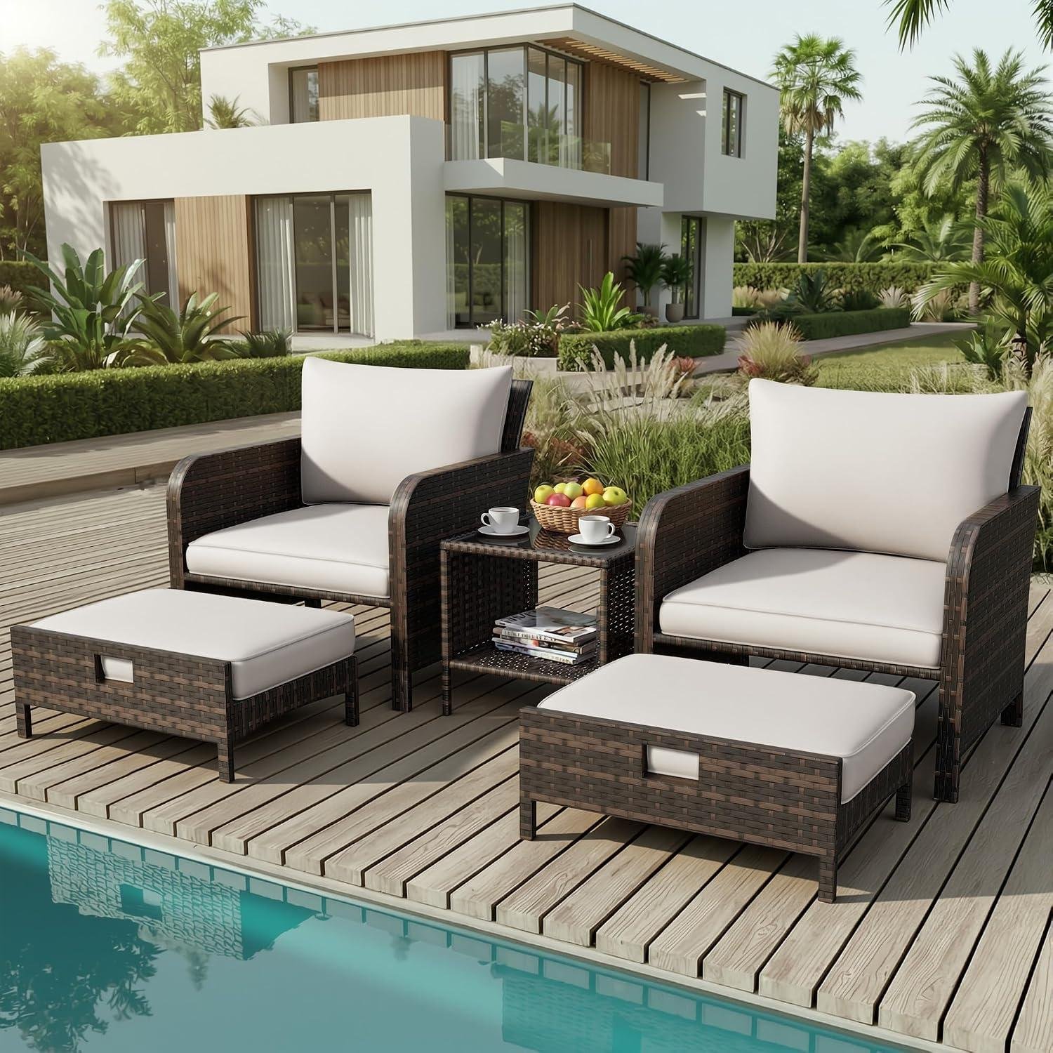 my Take on the LEVELEVE 5-Piece Rattan Set