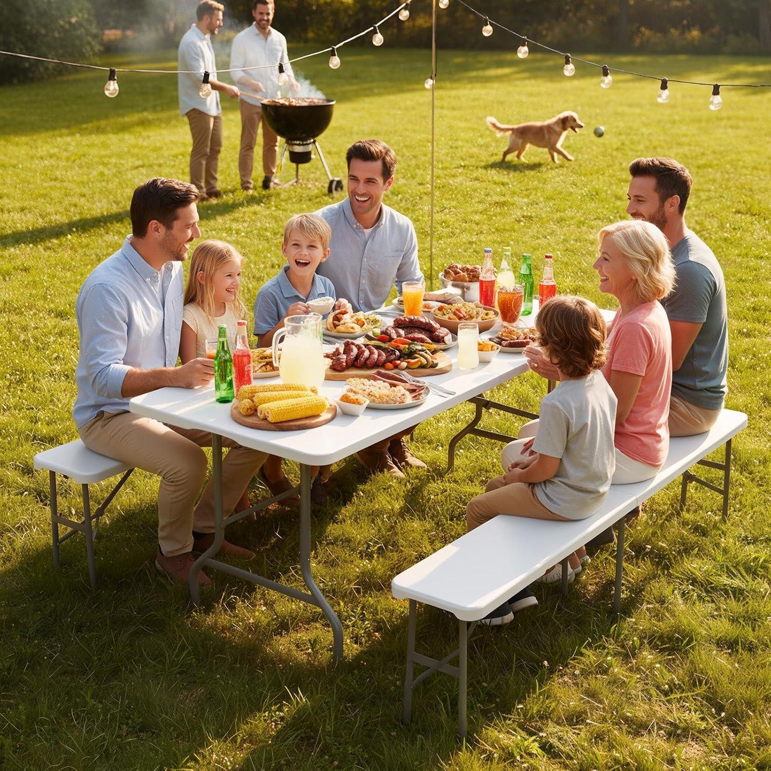 My Take on Bonnlo’s 6ft ‍Folding Picnic Table Set