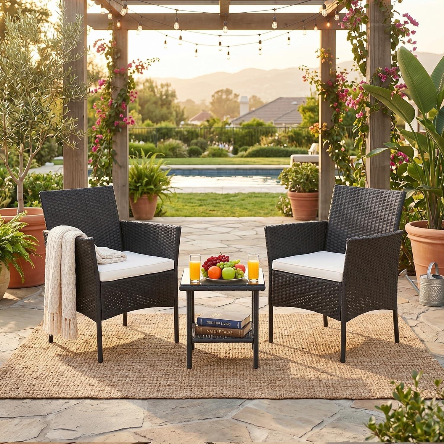 My Take on the FDW Wicker Bistro Set for Patios