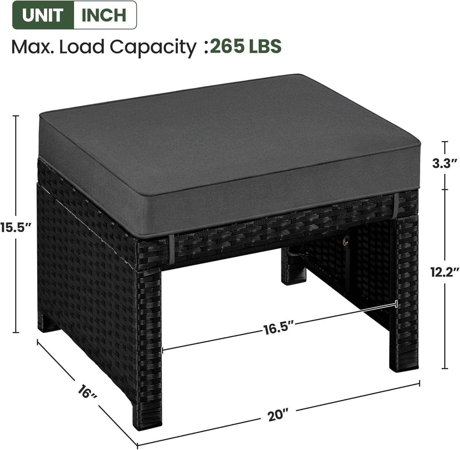Why ⁤I Like These Yaheetech Wicker Ottomans (2pc)