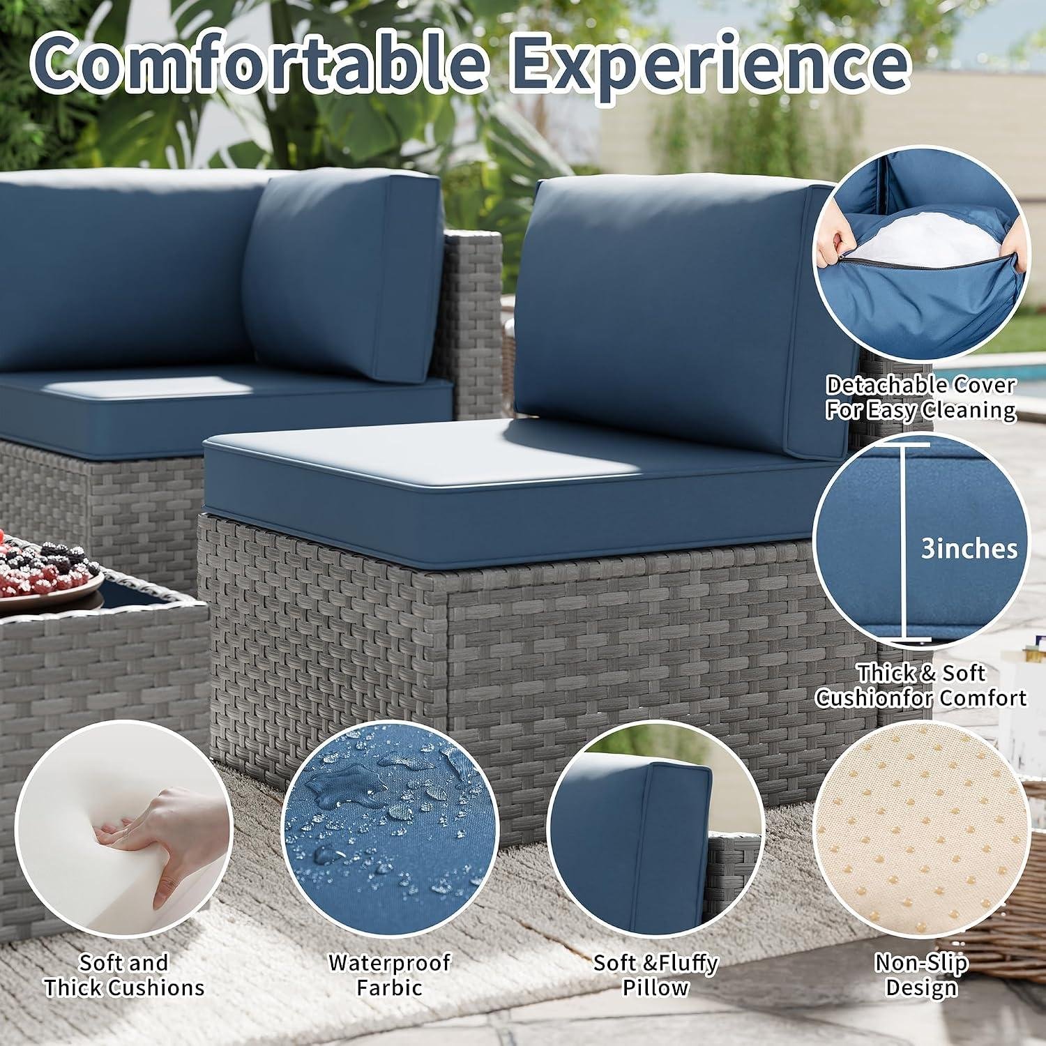 Building​ My Patio Nook: SUNLEI 5-Piece Rattan Set