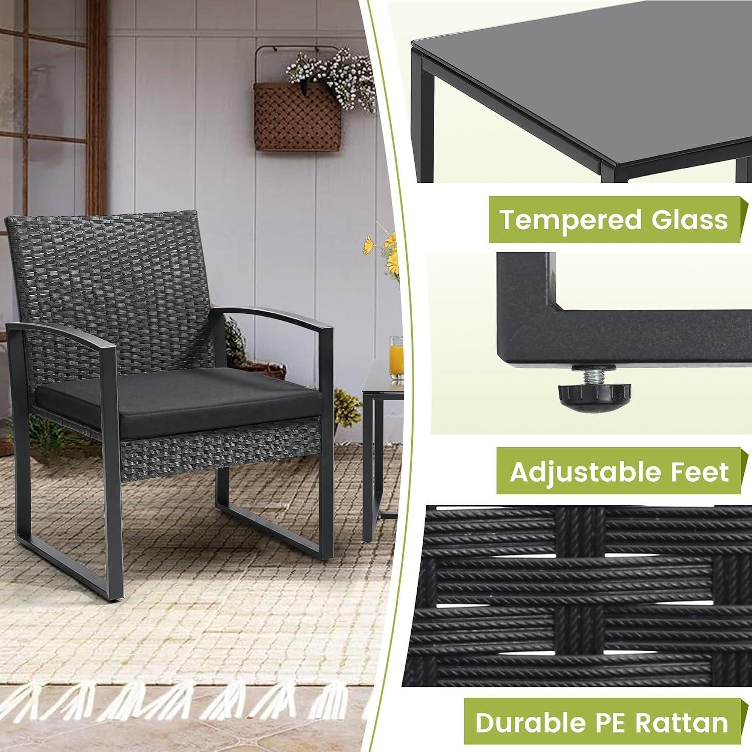 My Take on ‍the Murago 3-Piece⁤ Patio Bistro Set