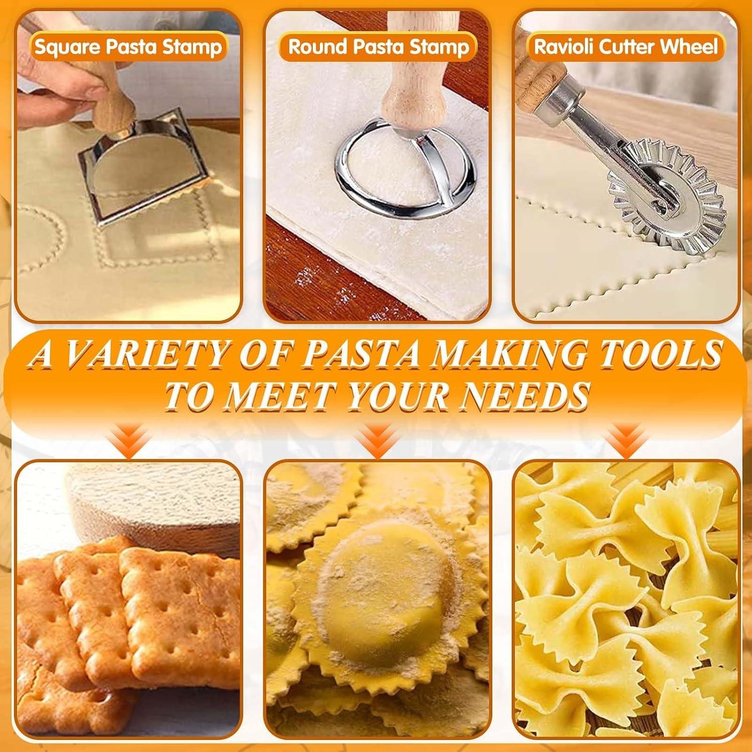 10pc ⁣Wood Pasta Rolling Pin Kit Review: Our Shop Fit?