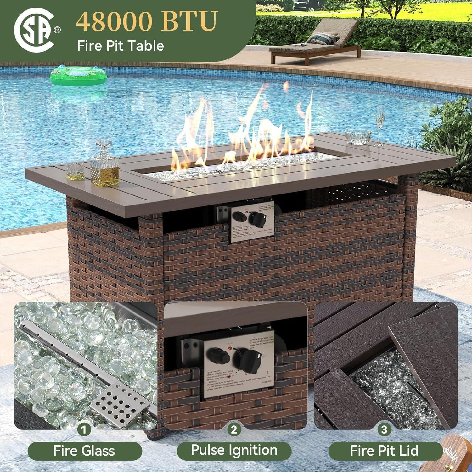 <p><strong>I Tried⁣ the Aoxun 8-Piece Fire Pit Patio Set</strong></p><p>“></p><p>My delivery showed up in <strong>two‍ separate boxes</strong>,and they didn’t land on‌ my ⁤porch at the same time—so if you’re the type who likes​ to assemble everything⁤ in one go,plan ⁣for a little patience. Once I had all the parts in the backyard, my first “craftsman’s scan” was simple:‌ no wood here, so there’s no grain to admire or‍ mortise-and-tenon joinery ‌to geek out over.⁤ Instead, the‌ build⁤ leans on a <strong>powder-coated, galvanized steel frame</strong> wrapped in <strong>PVC rattan</strong>. That’s a ‍respectable outdoor ‌formula: steel for structure, powder coat for corrosion‌ resistance, and rattan-style weave for ⁣a warmer look​ that pairs nicely with real​ wood surroundings⁢ (cedar pergolas, teak side tables,‍ ipe ‌decking—pick your poison). The⁣ finish​ on‍ the ⁢metal⁤ reads more “utility” than “hand-rubbed,” but it’s consistent and ​meant to take weather, not win⁢ a beauty ‍contest.</p><table class=