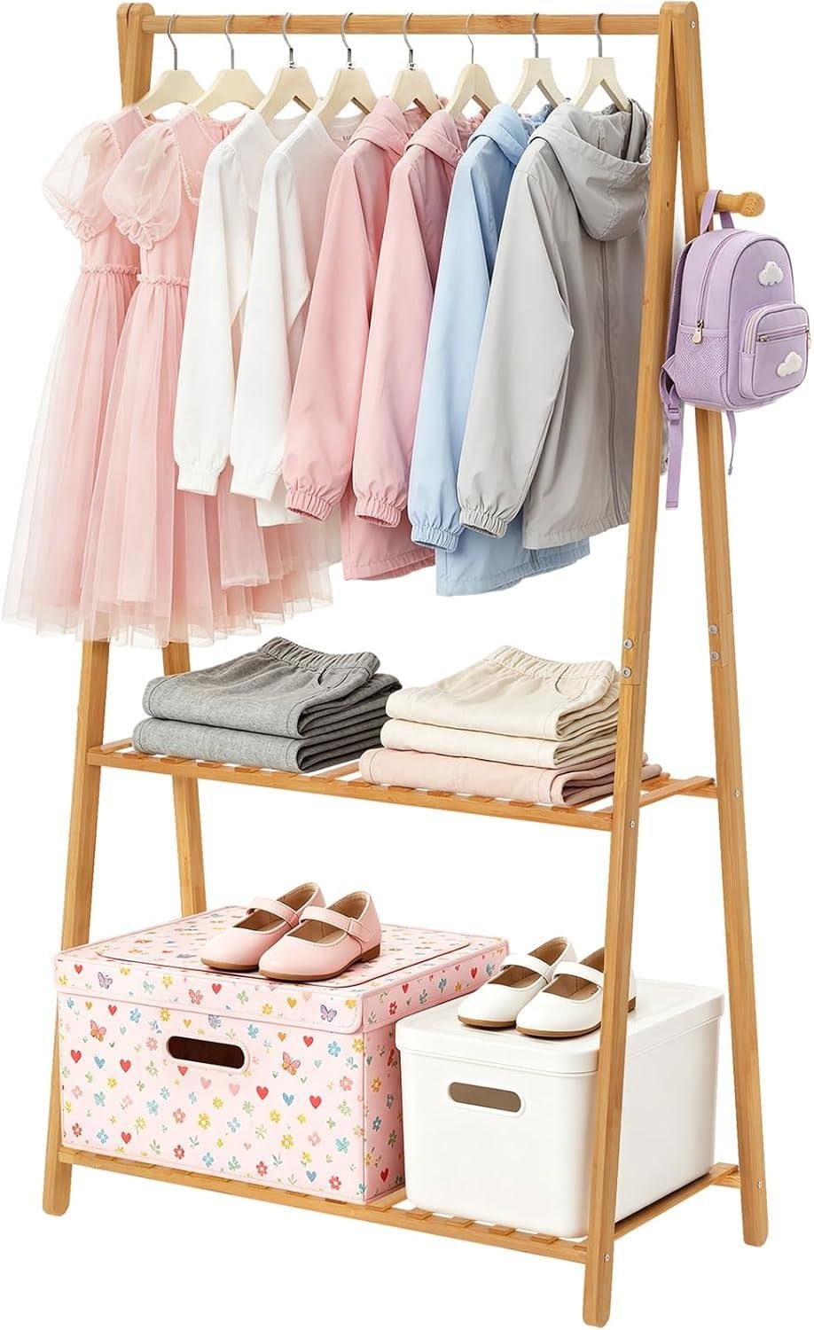 COOGOU Bamboo Garment Rack Review: Right for Our Shop?