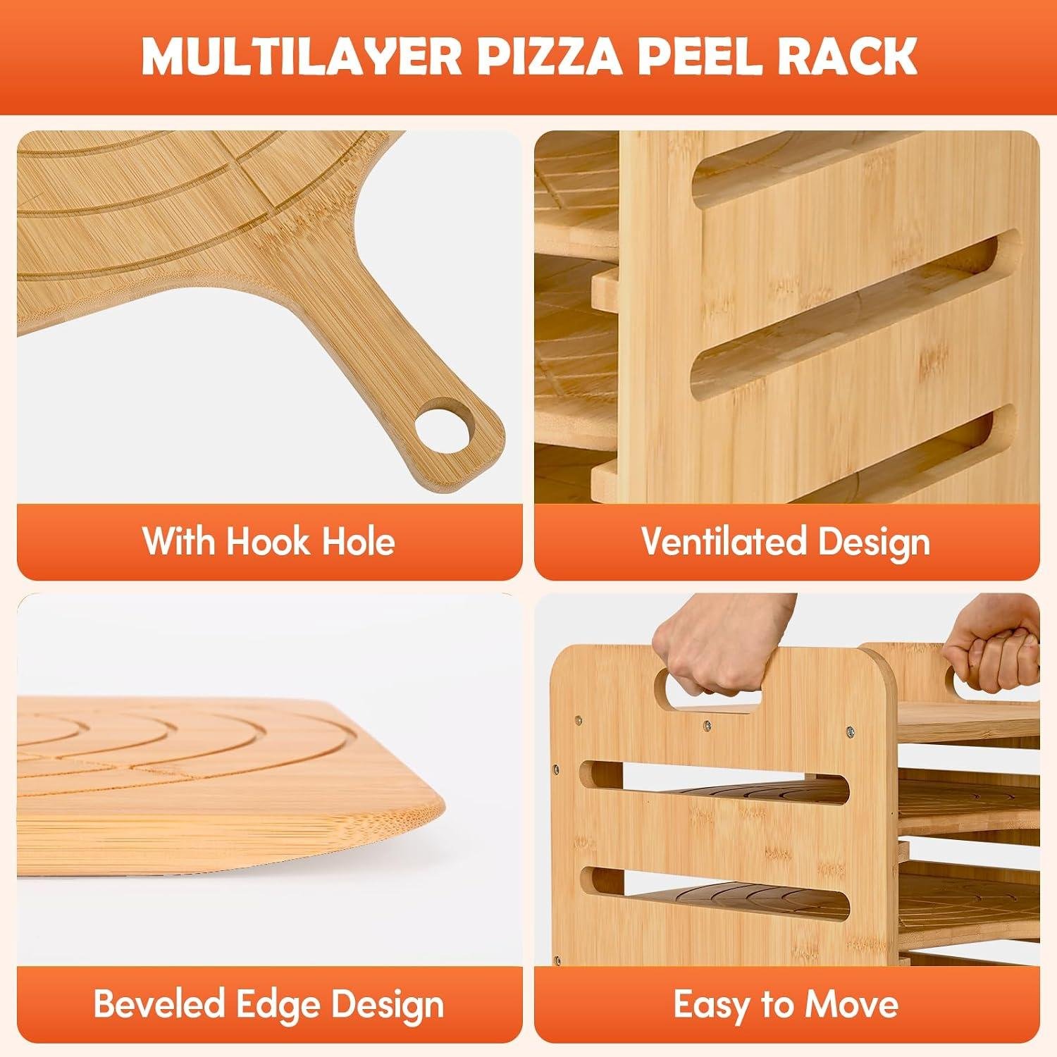 Bamboo Pizza Peel Rack Review: ‌Right for Our Shop?