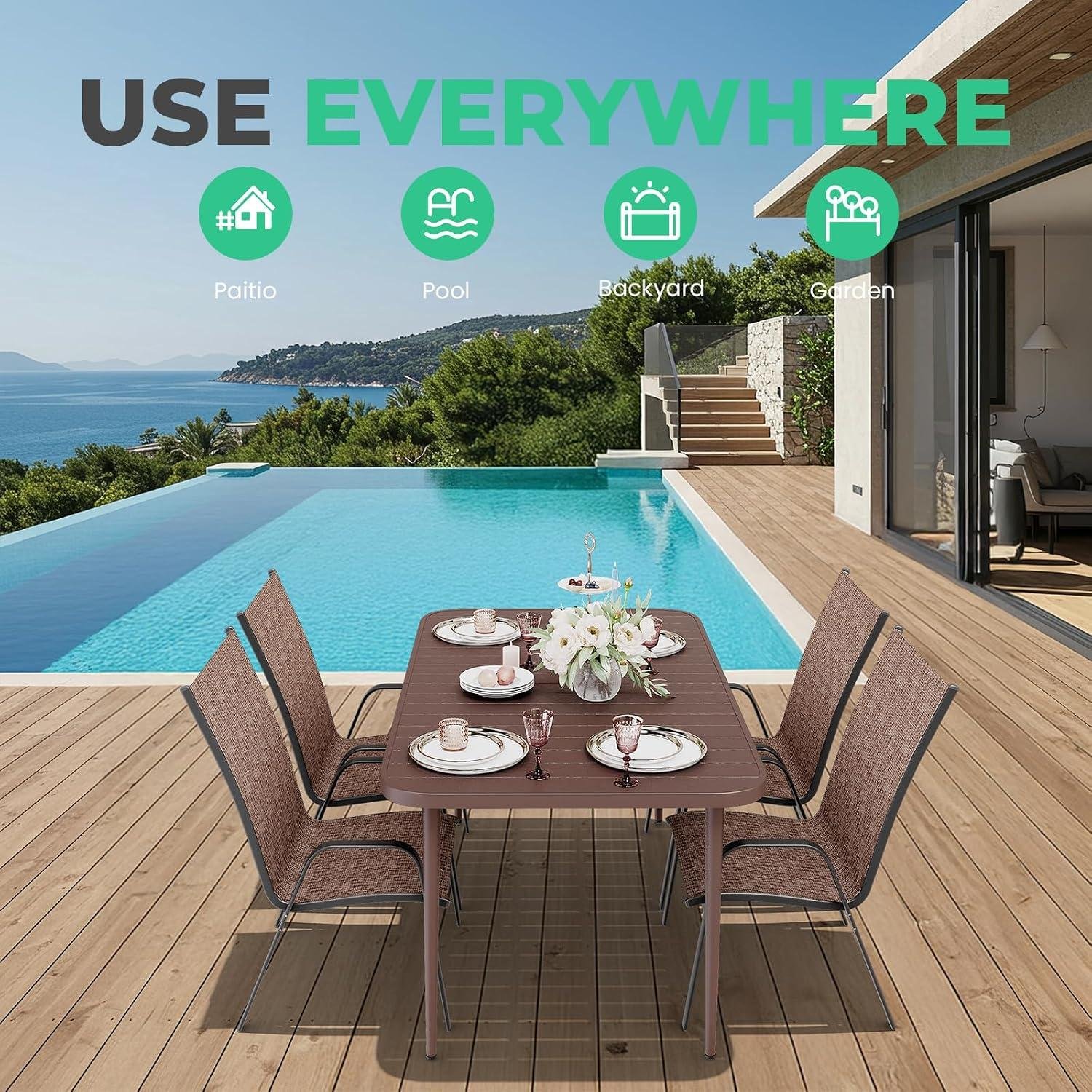 My Take on the JEAREY 5-Piece Patio Set Outdoors