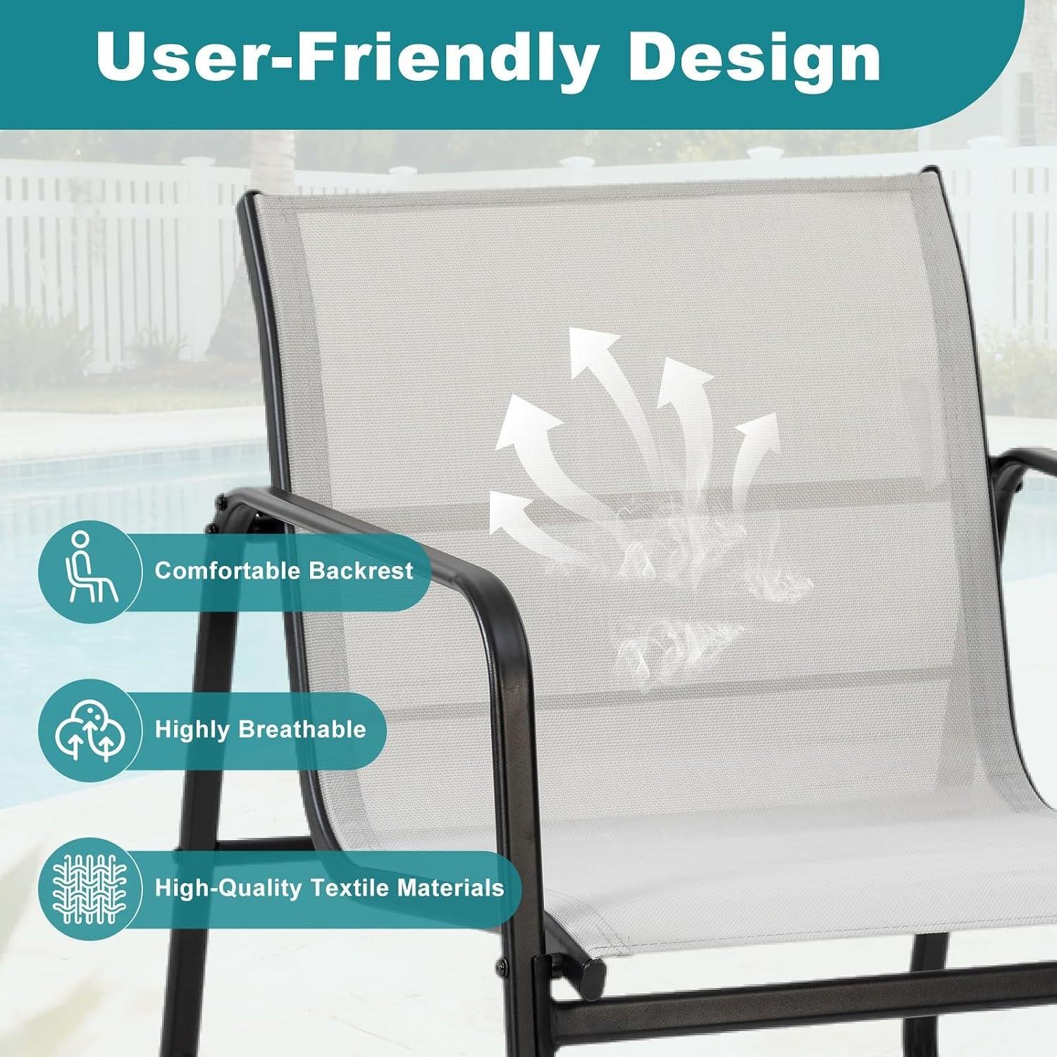 My Take on the DUMOS 3-Piece Patio Set (Gray)