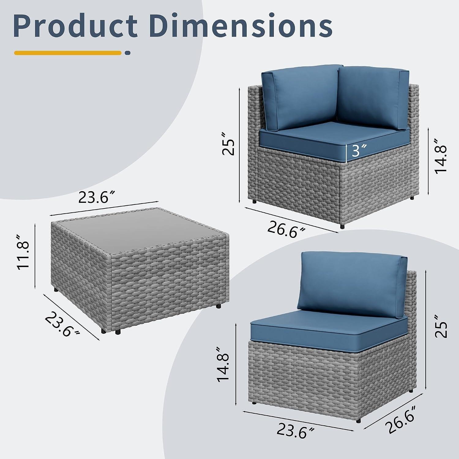 Building My Patio Nook: SUNLEI 5-Piece Rattan ‌Set