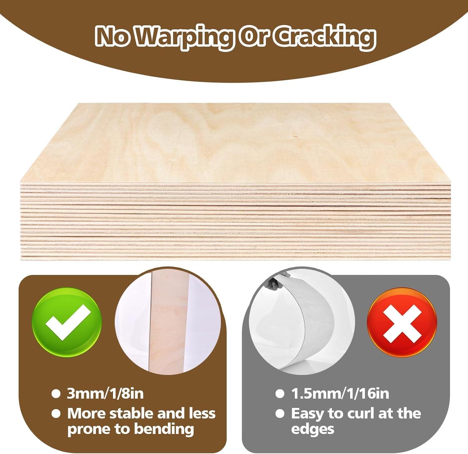 Adrattnay Basswood Sheets Review: Right for⁤ Our Laser?