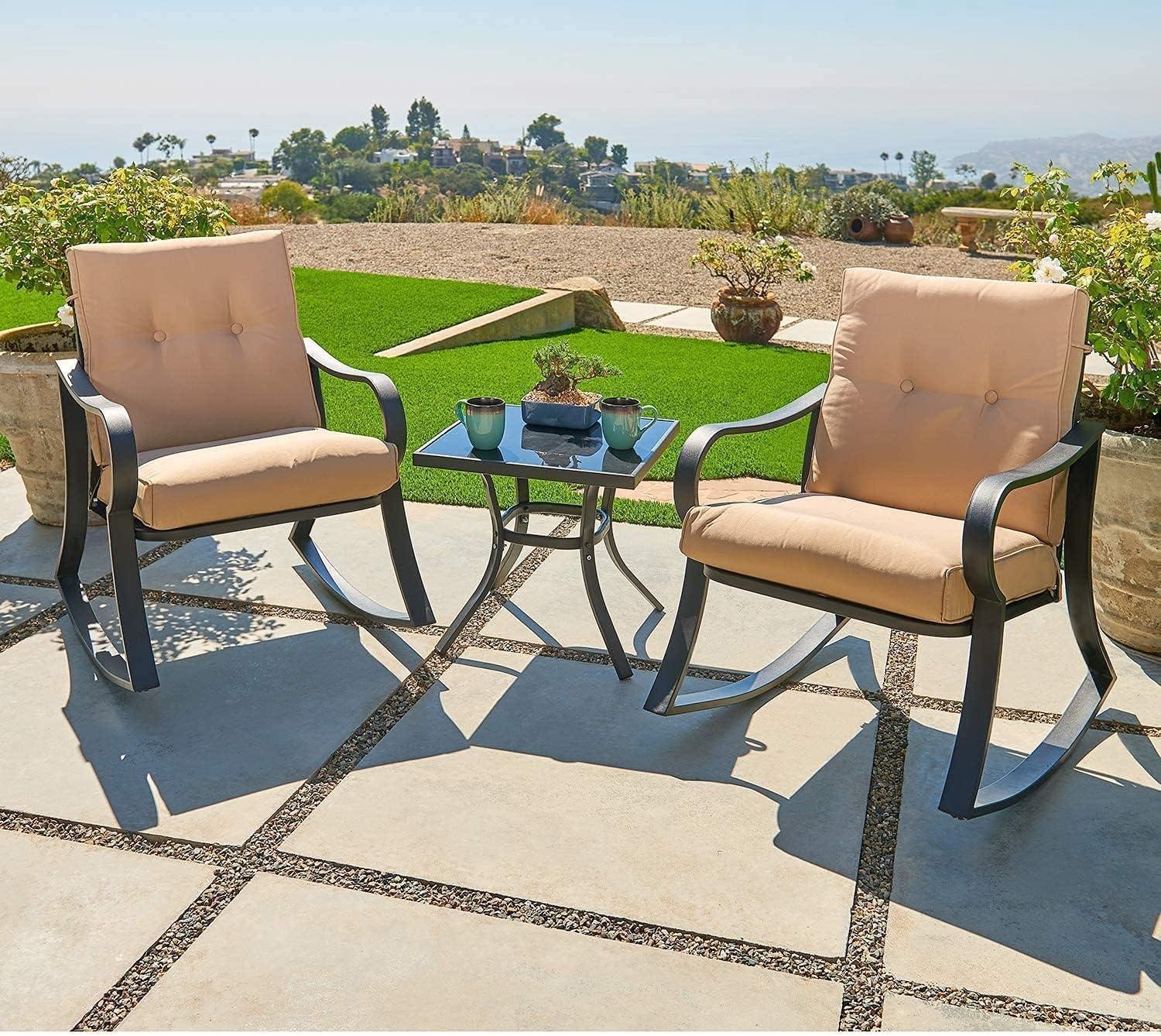 I​ Tried the Oakcloud Oakmont Rocking Bistro Set