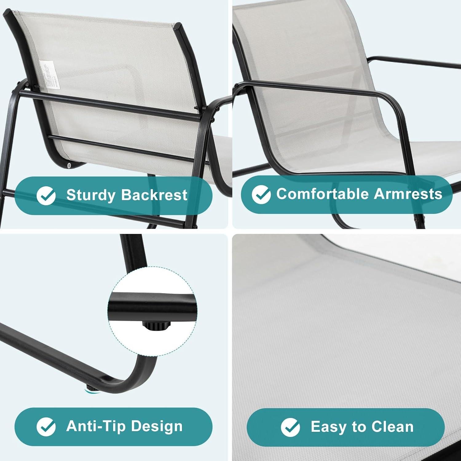 My Take ⁤on the ⁤DUMOS 3-piece Patio Set ⁣(Gray)