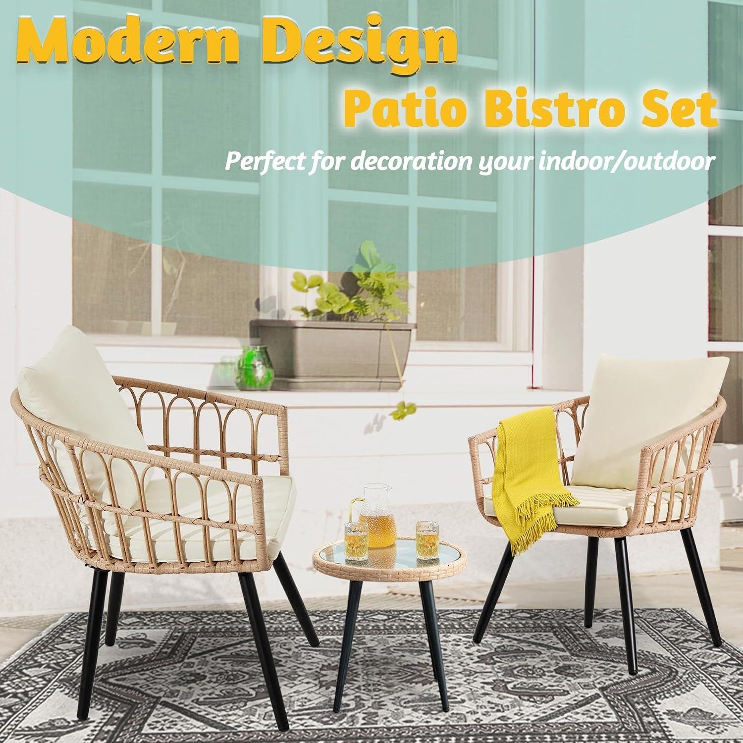My Take on the FHFO Wicker Bistro ‌Set​ for Patios