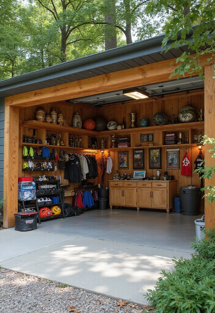 20 Stunning Barn Style Garage Designs That Will Make You Want to Build One Now! - 15. Sports Barn Garage 1