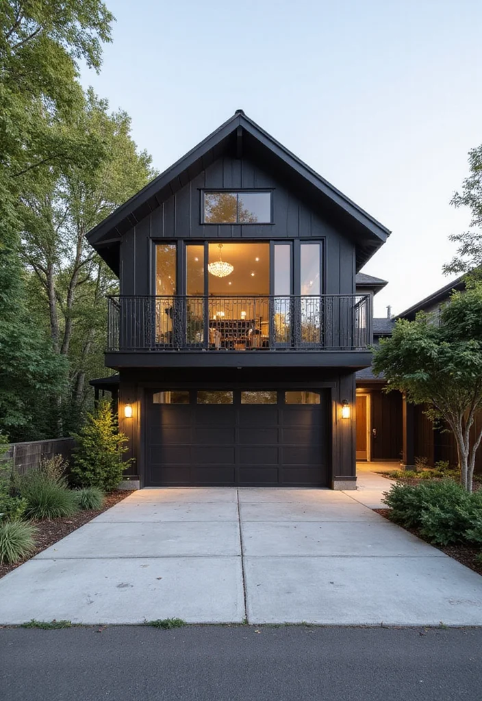 20 Stunning Barn Style Garage Designs That Will Make You Want to Build One Now! - 17. Contemporary Barn Garage 1