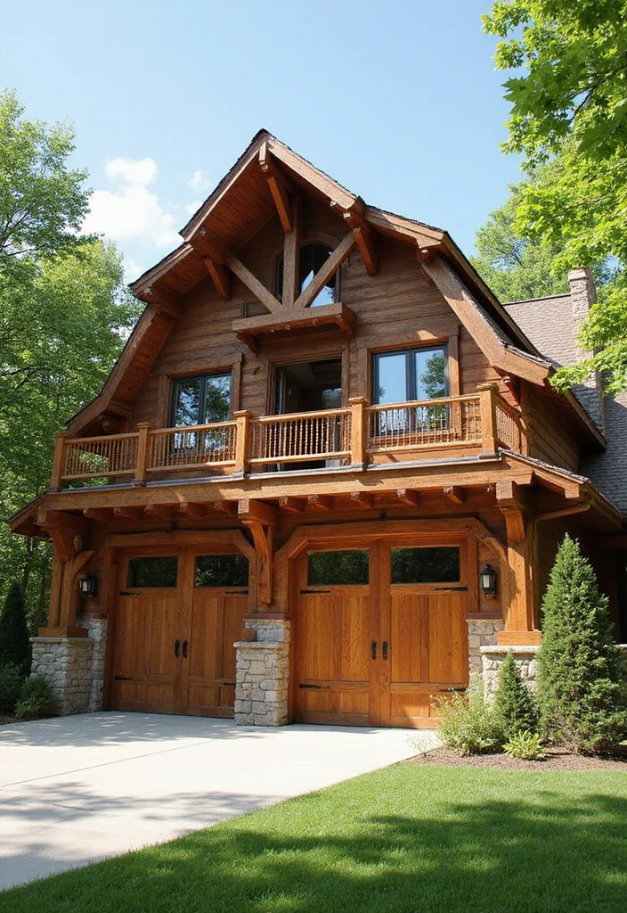 20 Stunning Barn Style Garage Designs That Will Make You Want to Build One Now! - 3. Two-Story Barn Garage 1