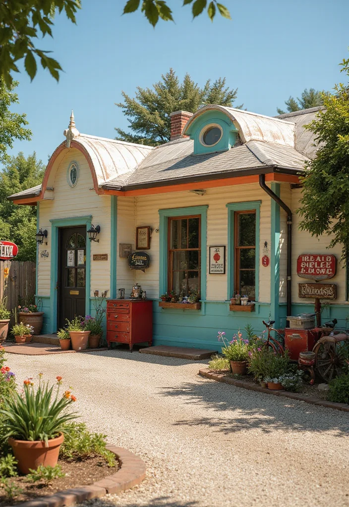 20 Stunning Barn Style Garage Designs That Will Make You Want to Build One Now! - 7. Vintage Charm Garage 1