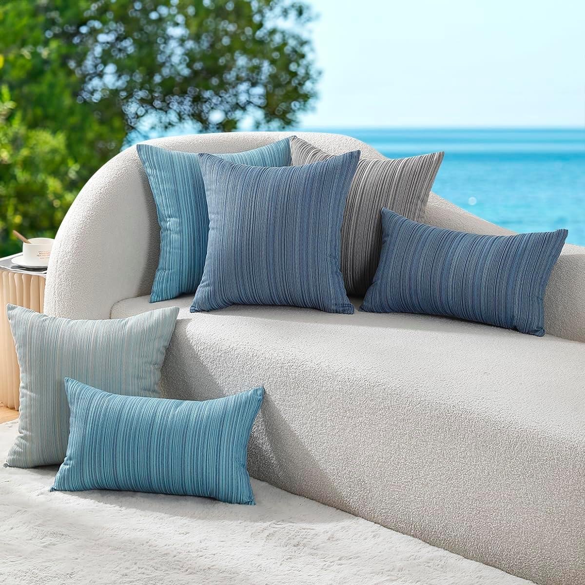 I Tried VAKADO Blue Stripe Outdoor Covers (2-Pack)
