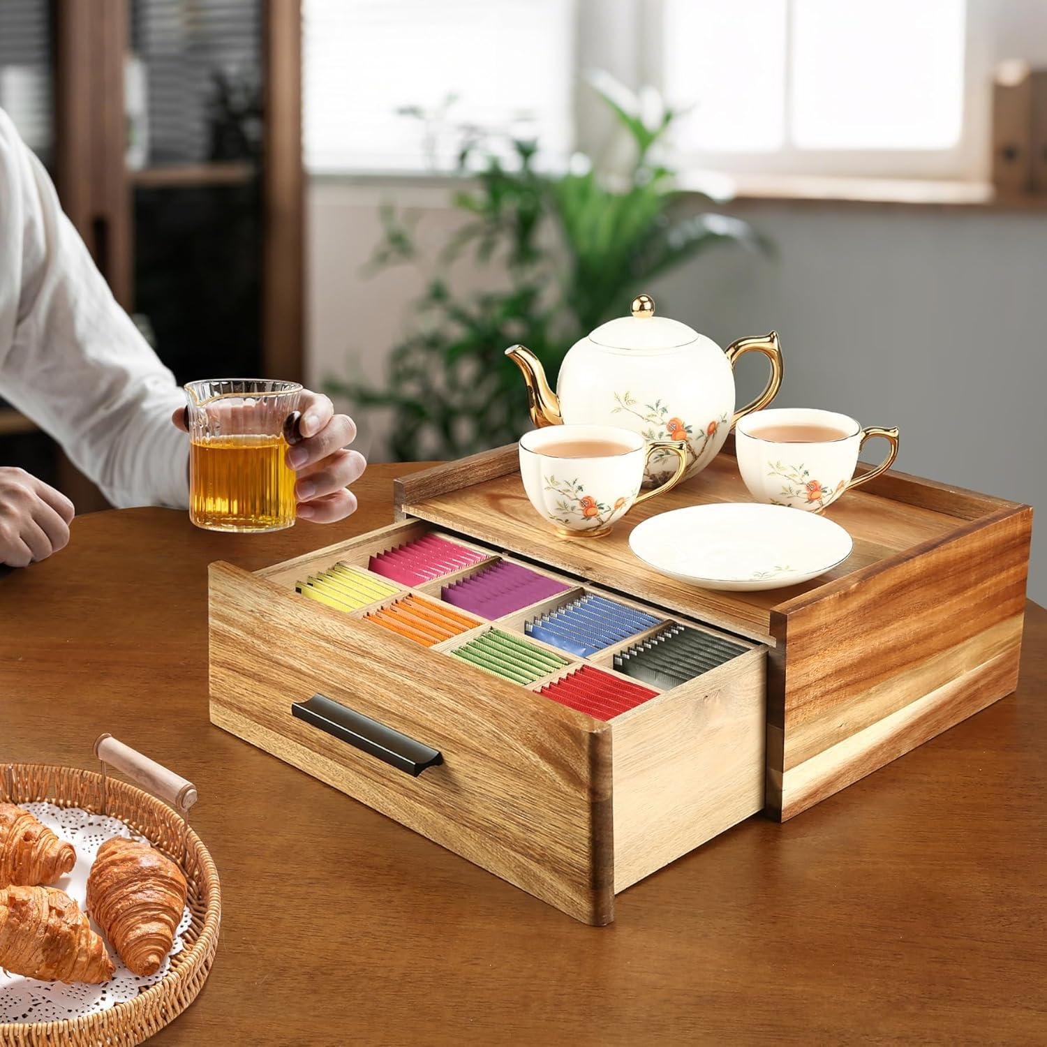 Acacia Tea Organizer JIG Review: Right for Our Shop?