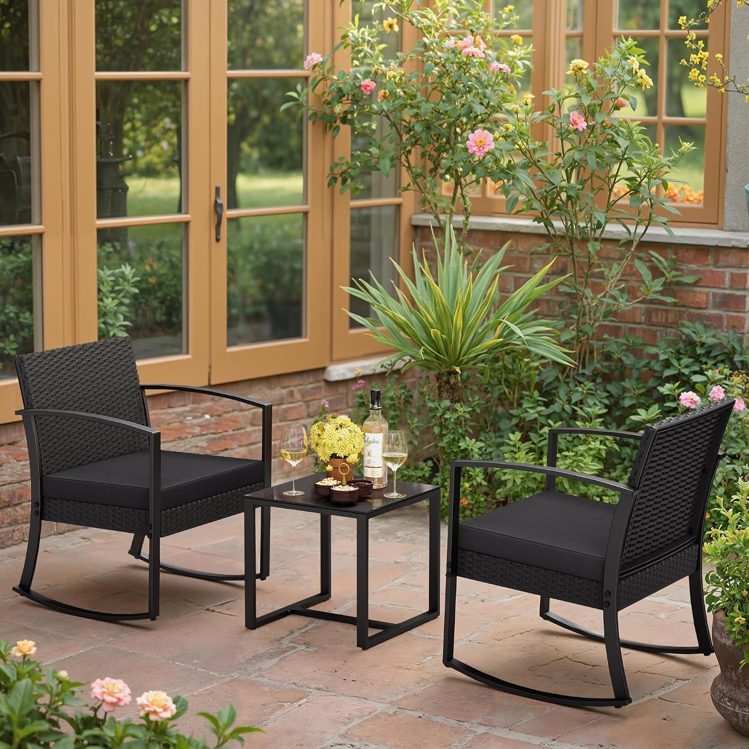 My Take on the Greesum Rocking Bistro Set Outdoors