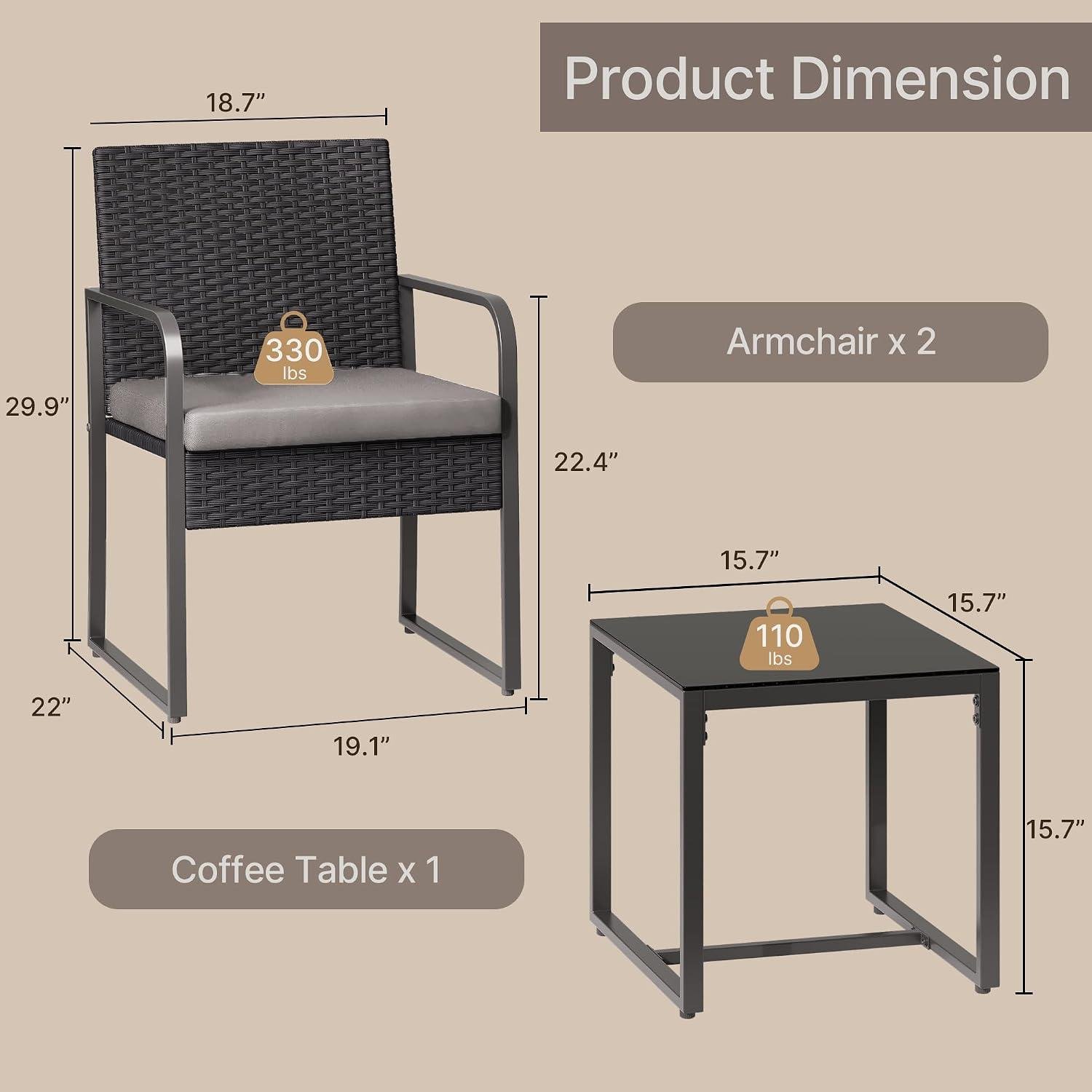 My Take on the Gizoon 3-Piece Wicker Patio Set