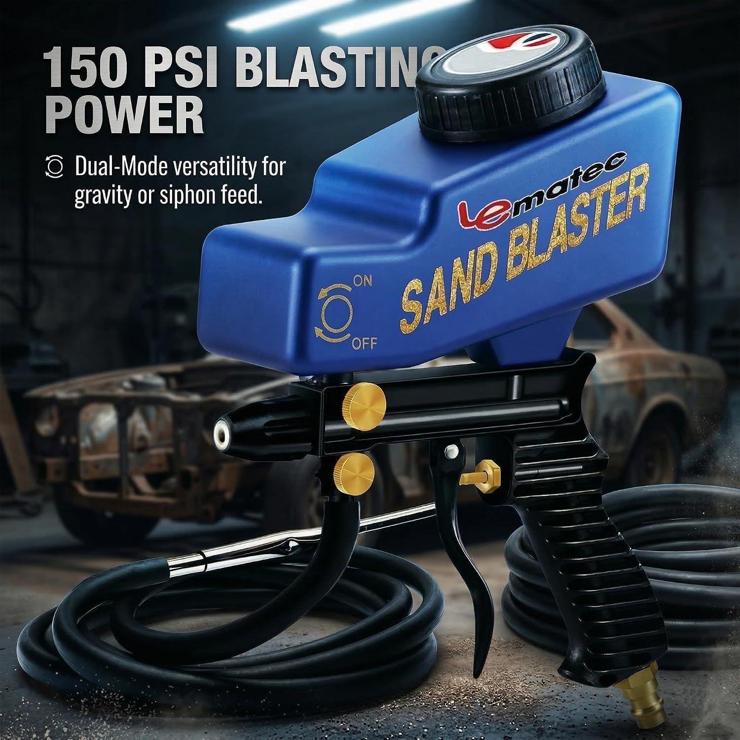 LE LEMATEC Sandblaster Gun Review: Right for Our Shop?