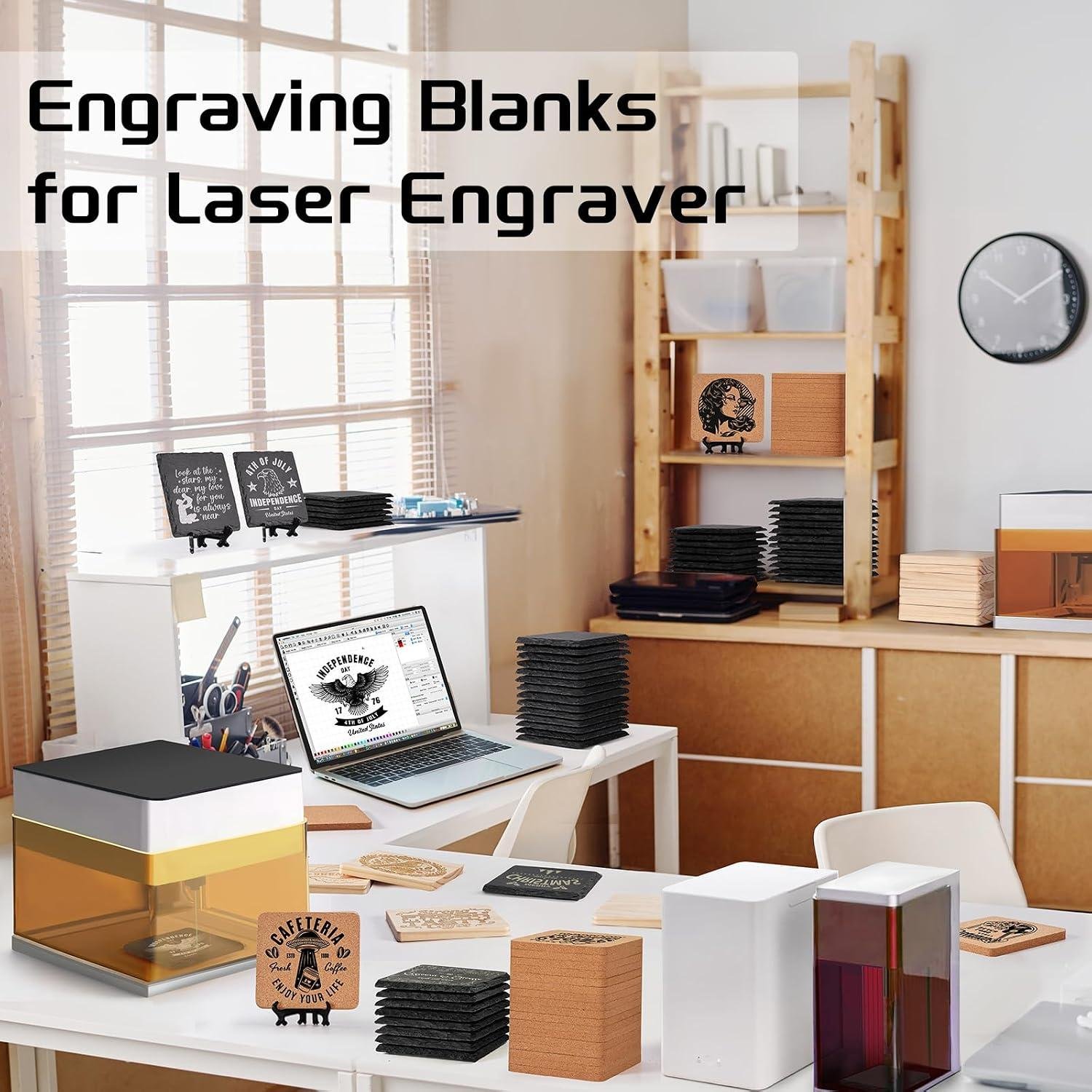 90PCS Laser Engraver Coasters Review: Right for Us?