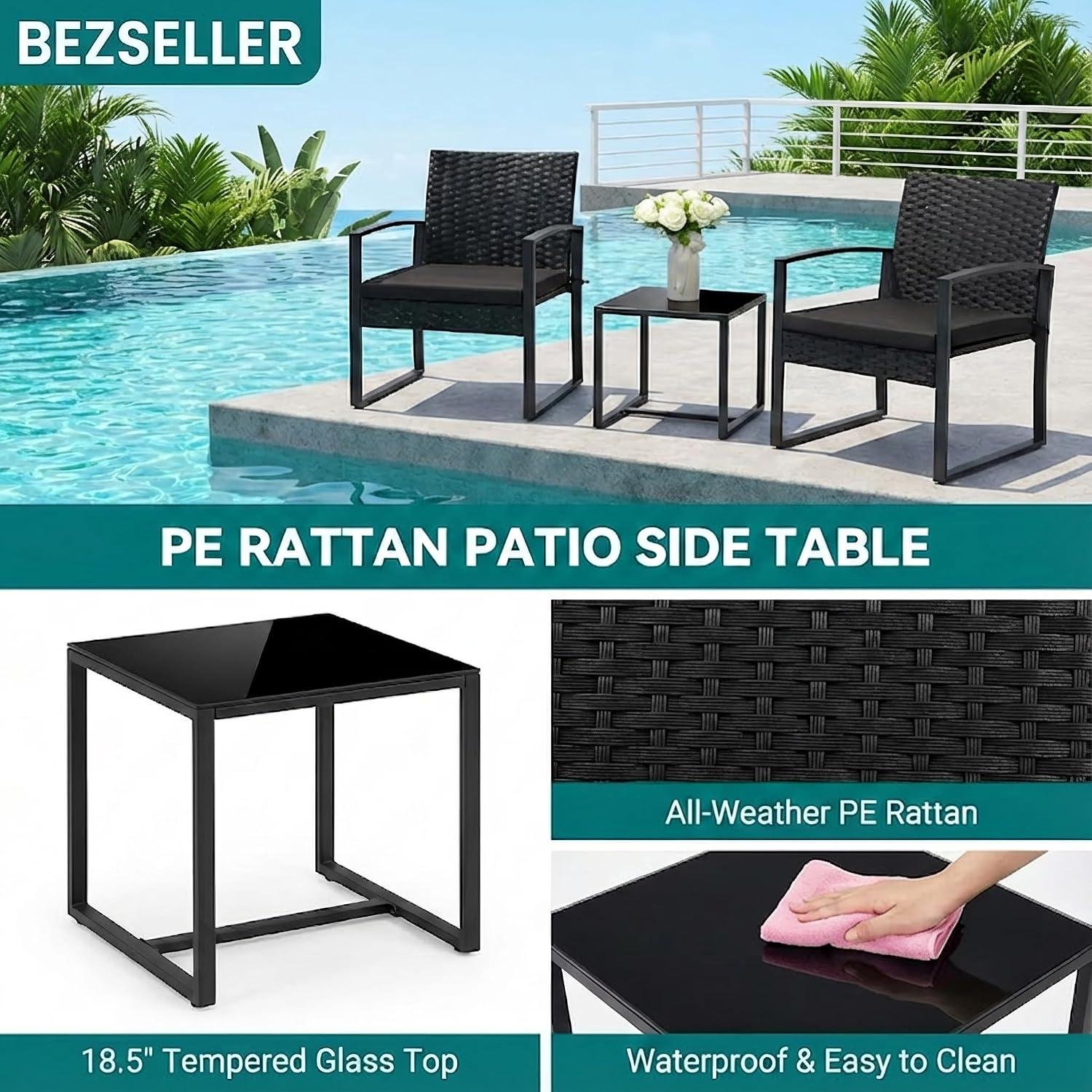 <p><strong>I Tried the Bezseller Wicker Bistro Set-Worth It?</strong></p><p>“></p><h2>Pros & Cons (From a Woodworker’s Eye)</h2><p>Even though this Bezseller set isn’t a wood piece (it’s a powder-coated steel frame with PE rattan), I still judge it the same way I’d judge a shop build: alignment, joint tightness, finish consistency, and how it’ll hold up outdoors. Here’s what stood out to me after looking it over and thinking through real backyard use.</p><table class=