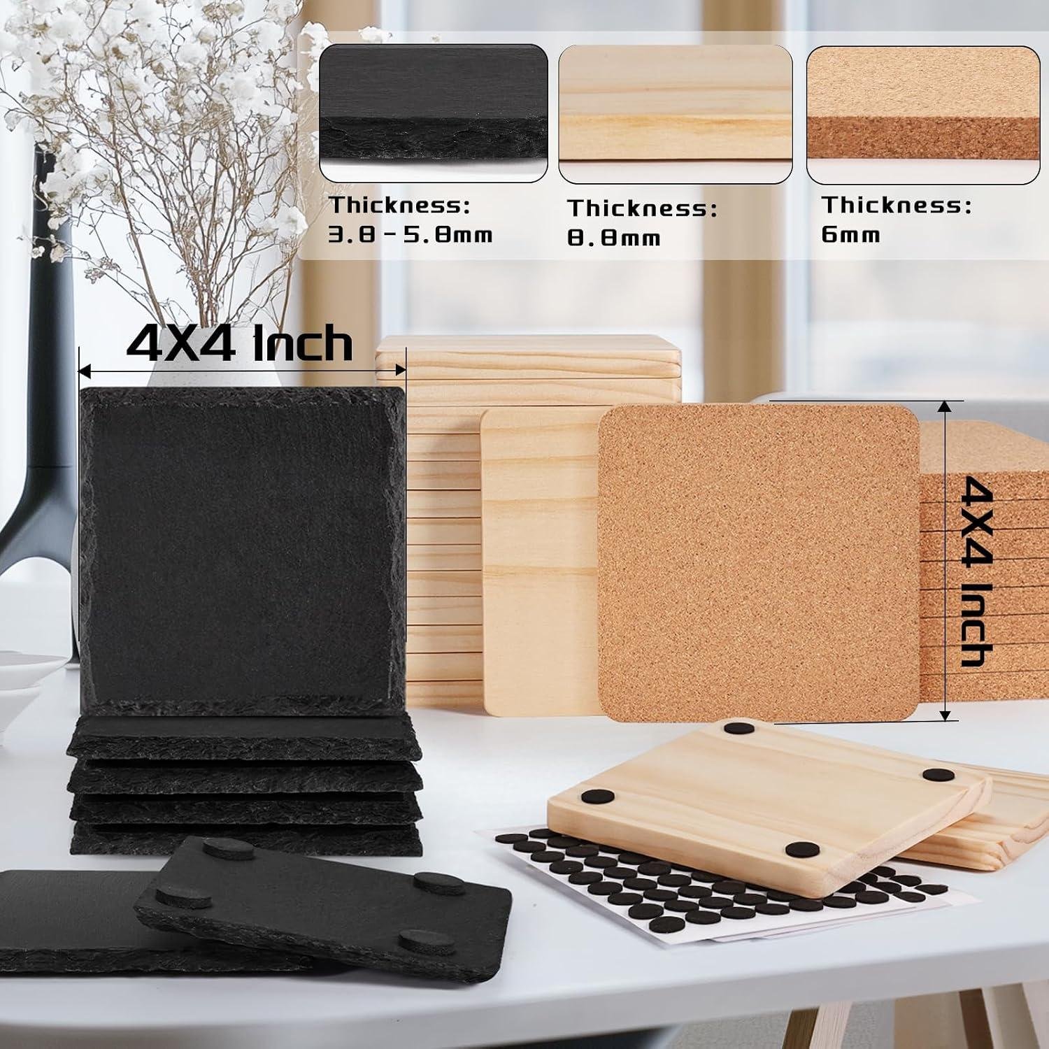 90PCS Laser Engraver Coasters Review: Right for Us?