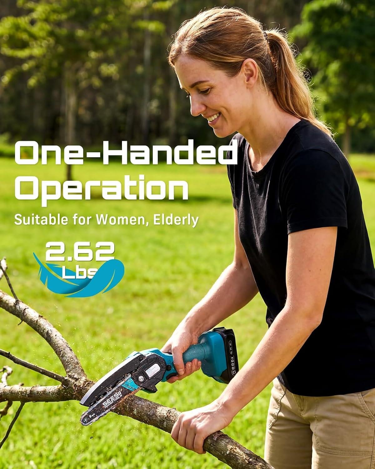 Seesii 6-Inch Mini Chainsaw Review: Right for Us?