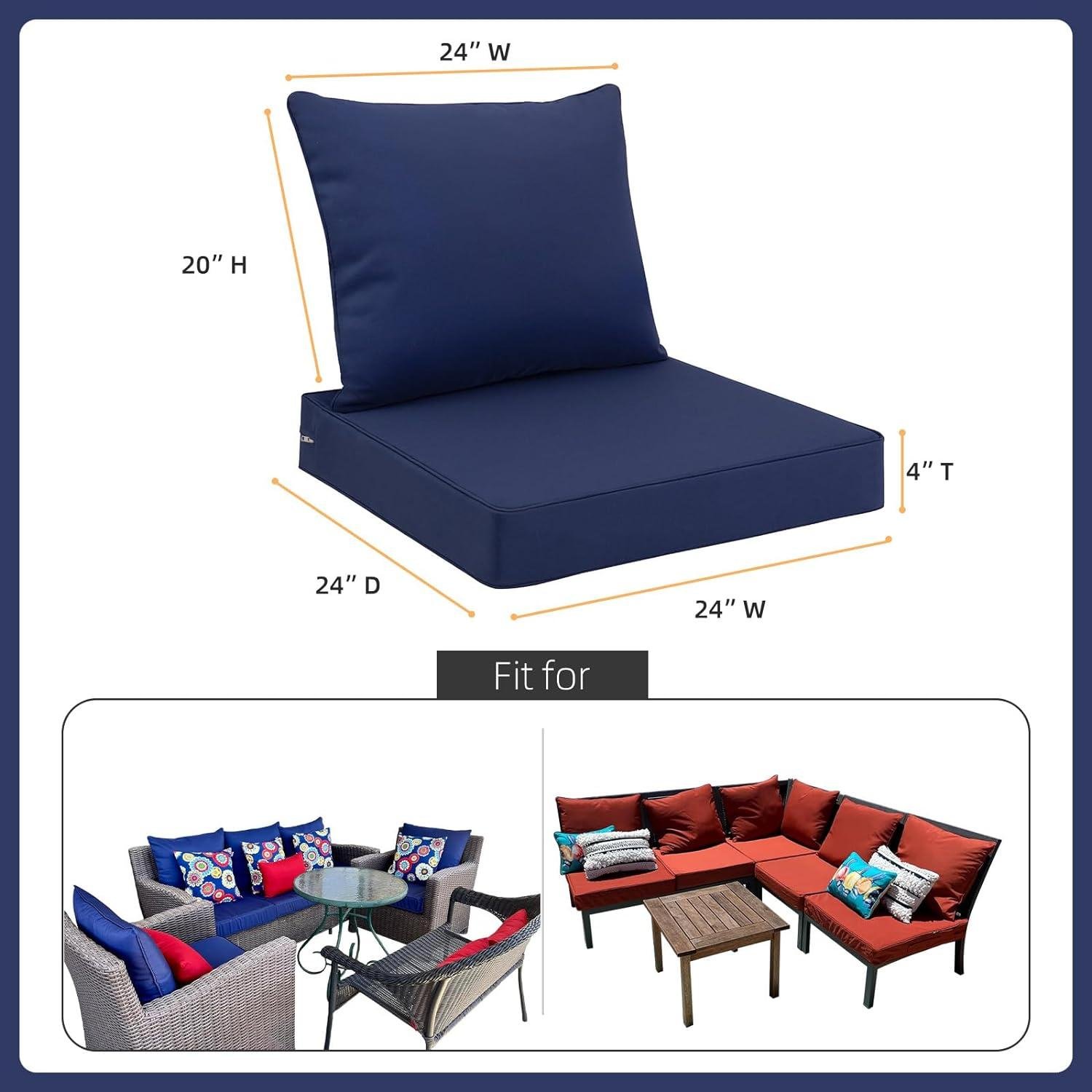 Favoyard 24x24 Waterproof Cushions: My Patio Take