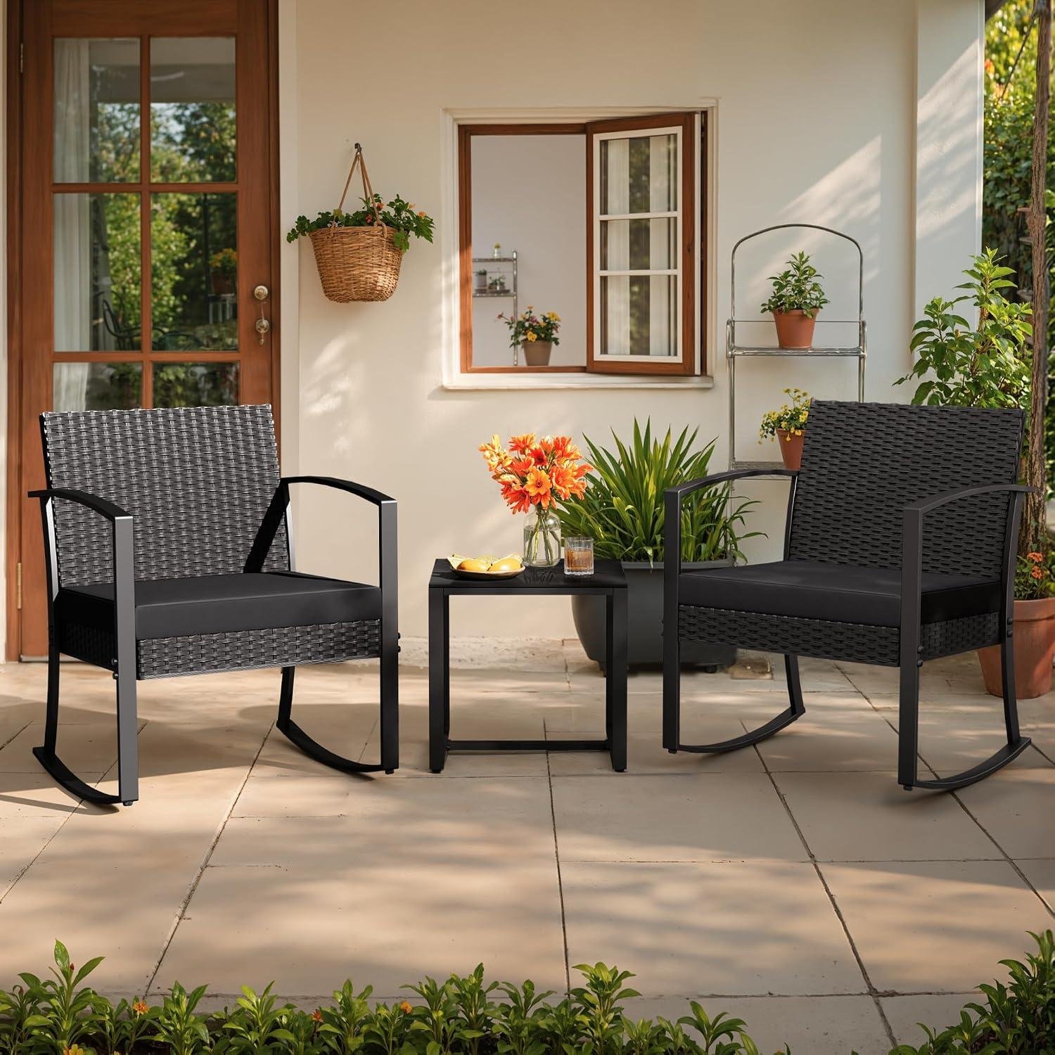 My Take on the Greesum Rocking Bistro Set Outdoors