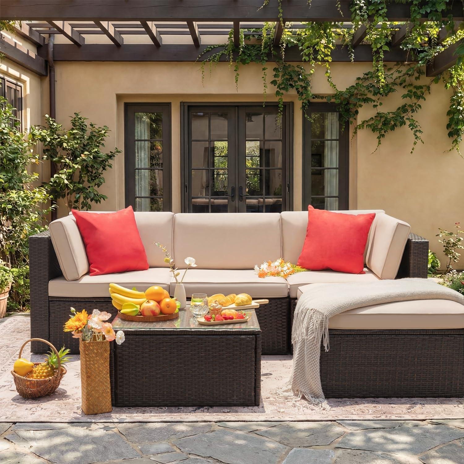 My Take on Devoko 5-Piece Patio Sectional Set