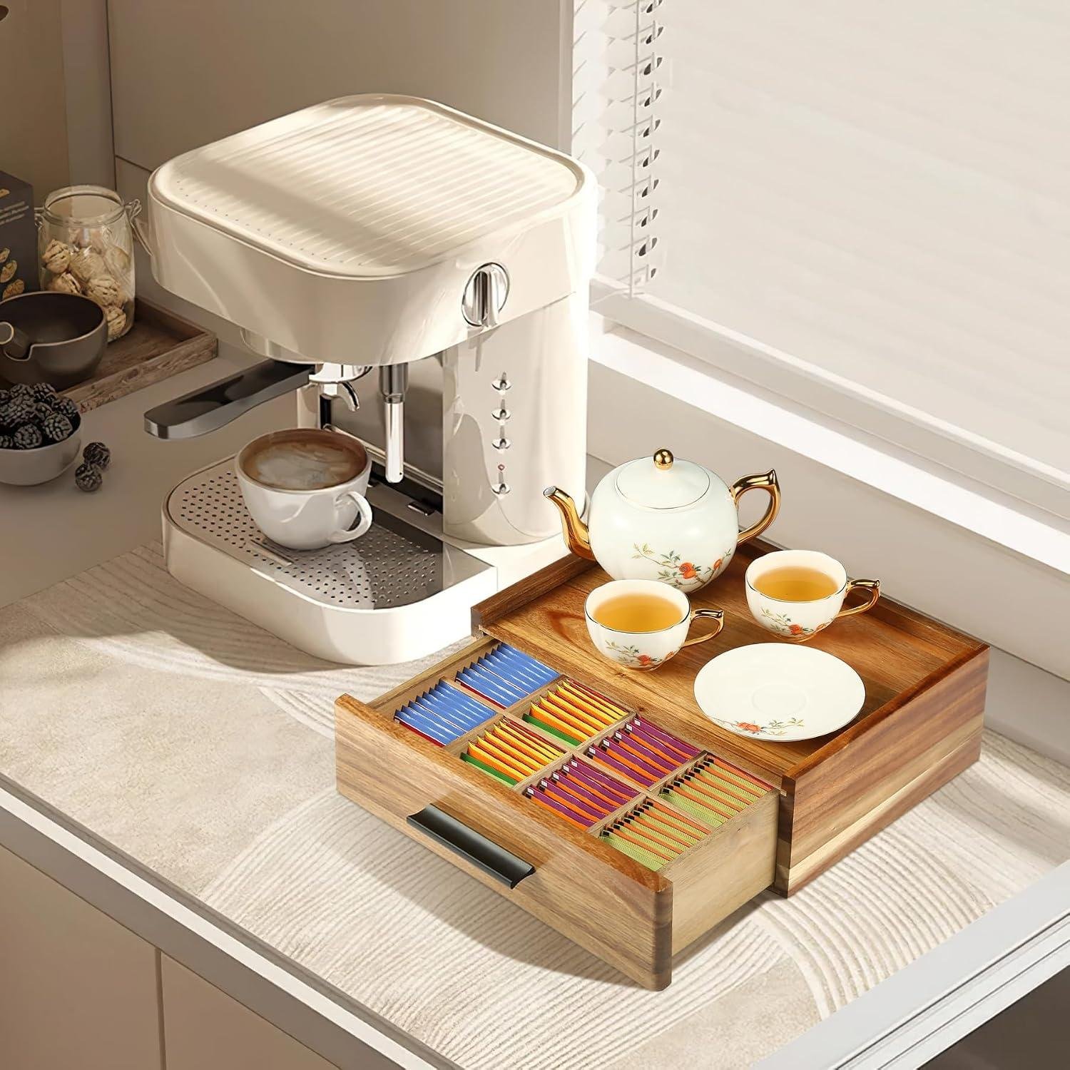 Acacia Tea Organizer JIG Review: Right for Our Shop?