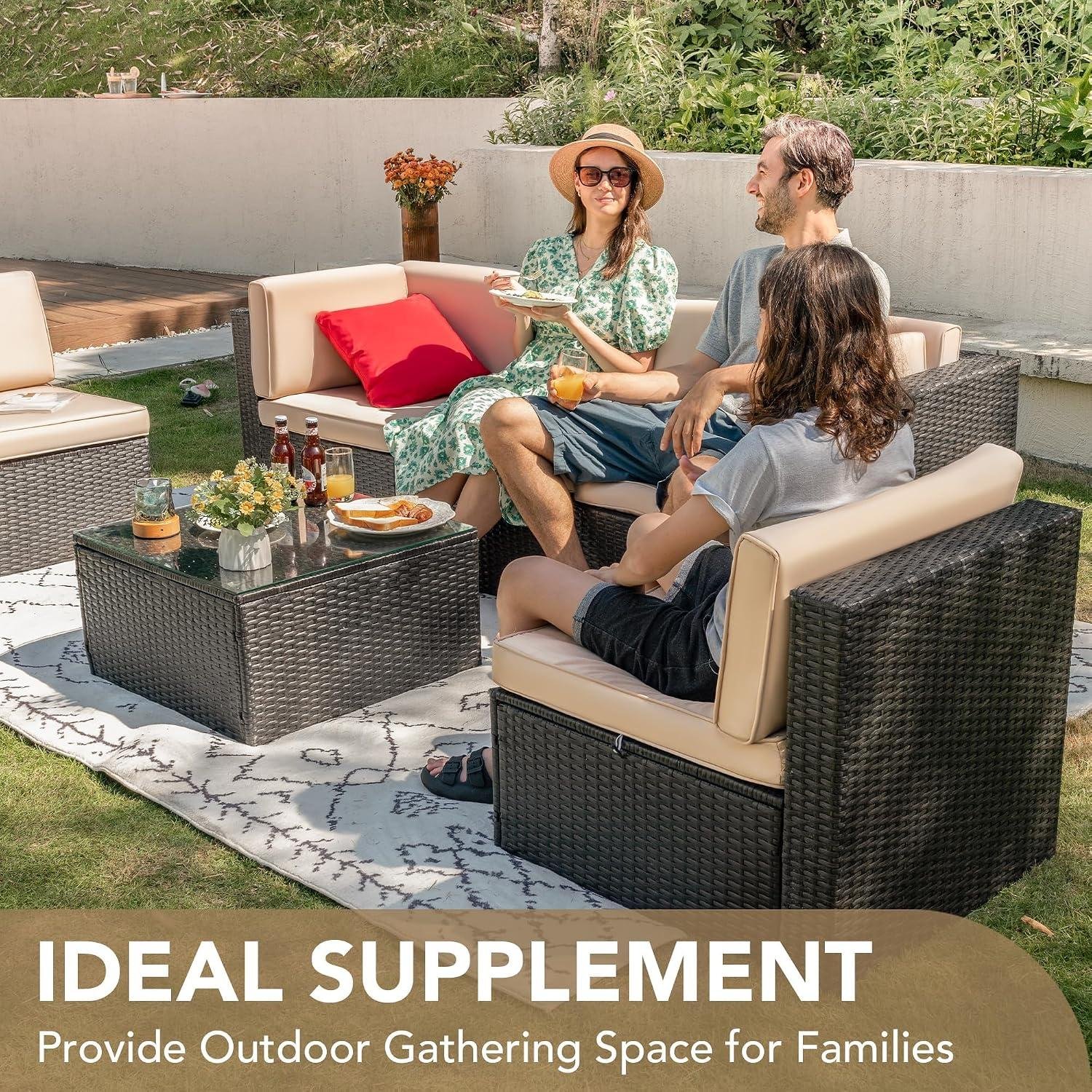 My Take on Devoko 5-Piece Patio Sectional Set