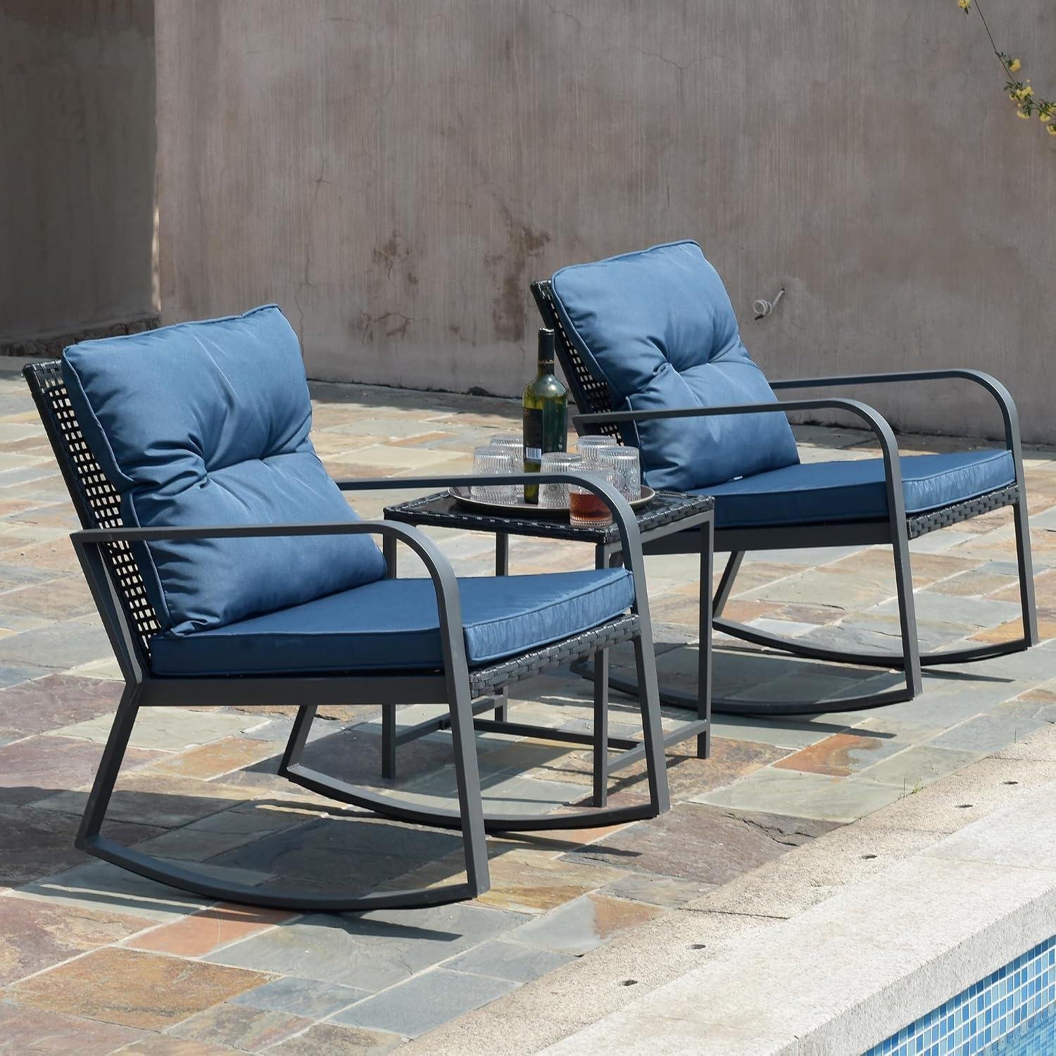 My Take on This 3-piece Rocking Wicker bistro Set