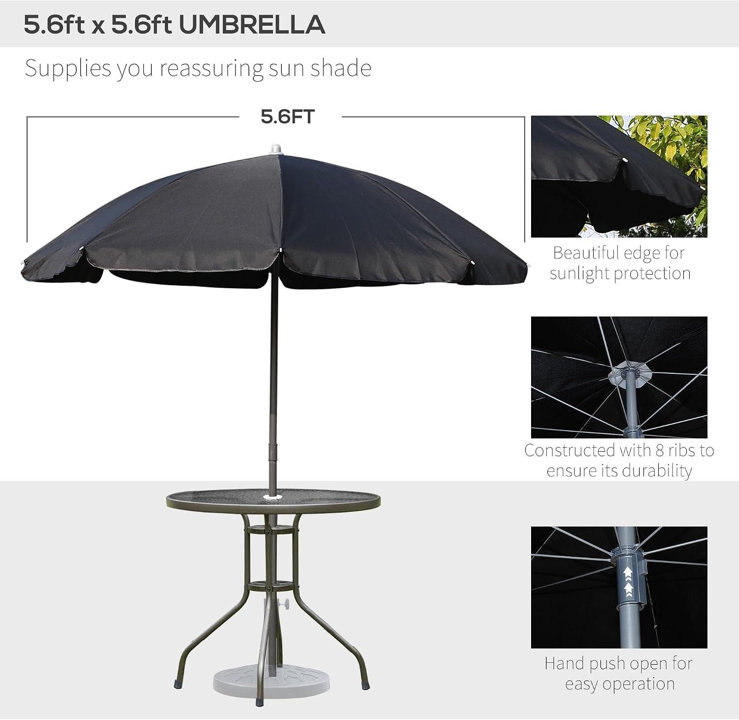<p><strong>I Tested the Outsunny 6-Piece Patio Dining Set</strong></p><p>“></p><p>Setting this set up felt more like <em>unpacking</em> than building. The chairs arrive as true fold-outs-steel frames with breathable mesh already tensioned-so they go from flat to patio-ready in seconds. The table is straightforward as well: a round steel base that mates up cleanly, topped with a 5mm tempered glass panel that drops into place and wipes down easily after food or pollen. The umbrella threads right through the center, giving you shade without hunting for compatible parts. As a woodworking guy, I’ll be upfront: there’s no wood species to evaluate here-no grain to admire, no mortise-and-tenon to celebrate-but I do appreciate the practical “shop mindset” engineering: minimal parts, obvious orientation, and hardware that doesn’t ask you to be a contortionist.</p><ul><li><strong>Fast-folding chairs</strong> make setup and storage quick, but I kept a hand on the frame the first few times-this design can snap open fast.</li><li><strong>Umbrella included</strong> and sized to feel useful (67″ diameter x 78.75″ high), not like an afterthought.</li><li><strong>Tempered glass top (5mm)</strong> cleans up like a finishing table in the shop-spray, wipe, done.</li></ul><table class=