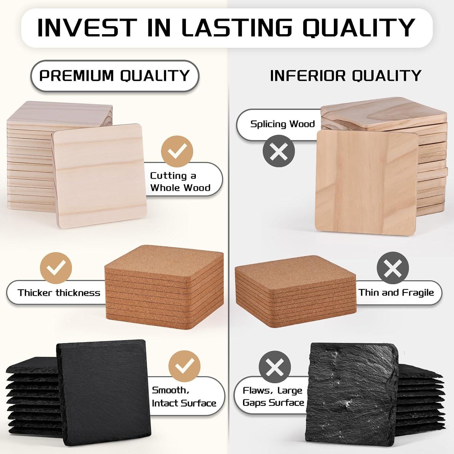 90PCS Laser Engraver Coasters Review: Right for Us?