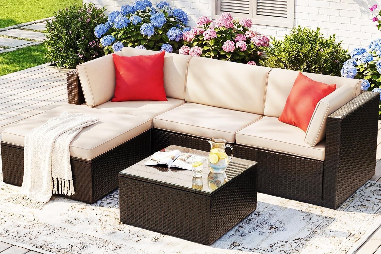 My Take on Devoko 5-Piece Patio Sectional Set