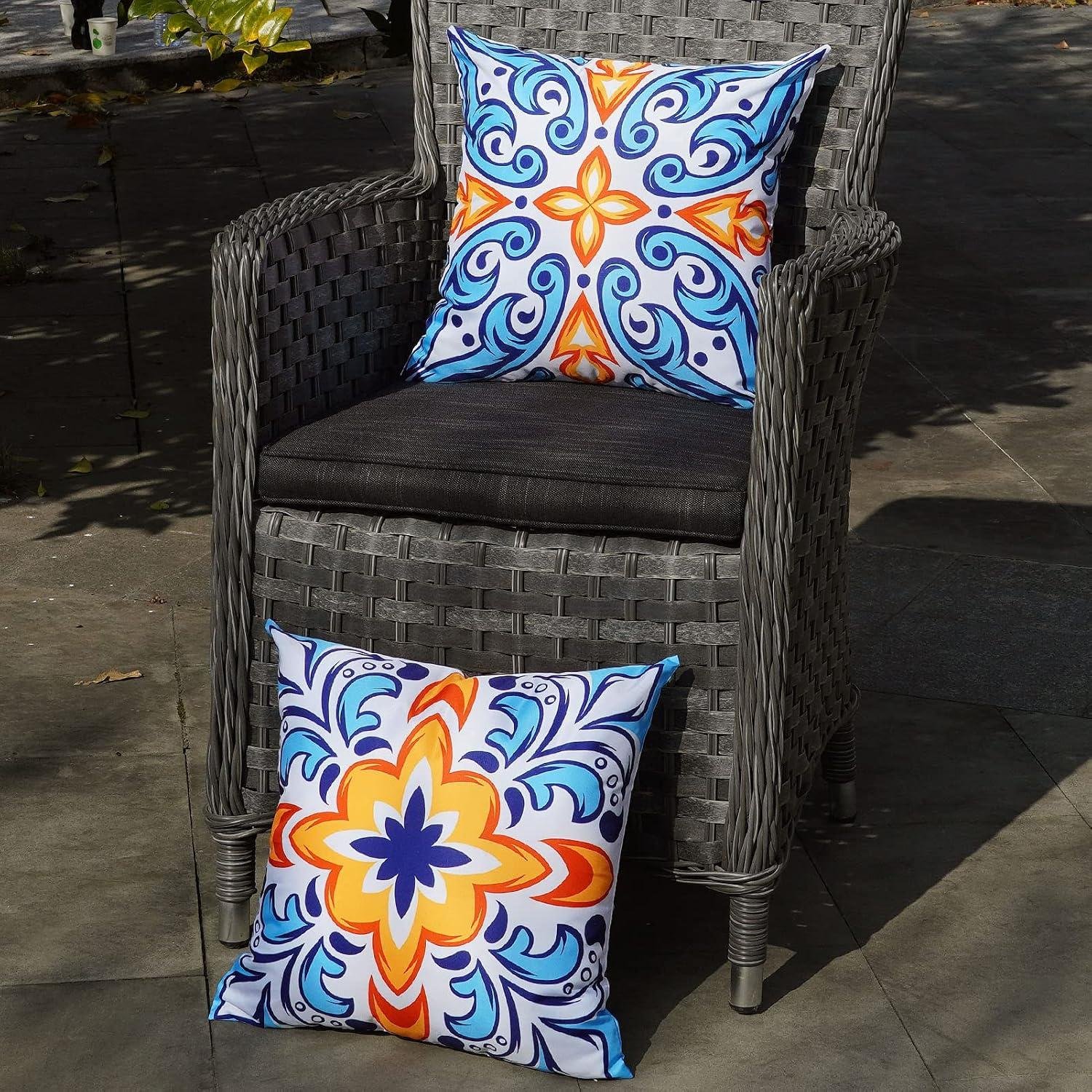 ONWAY Waterproof Boho Pillow Covers: My Patio Pick