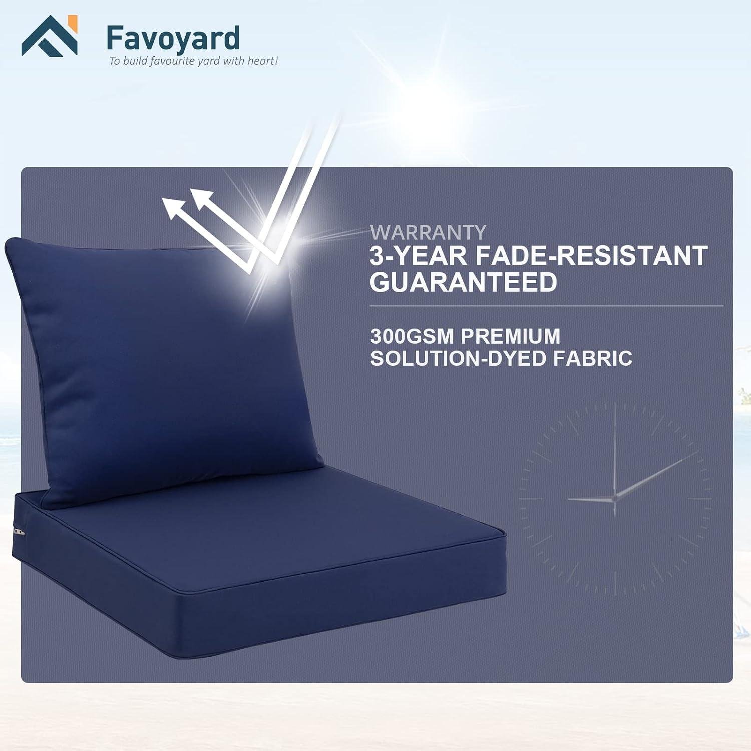 Favoyard 24x24 Waterproof Cushions: My Patio Take