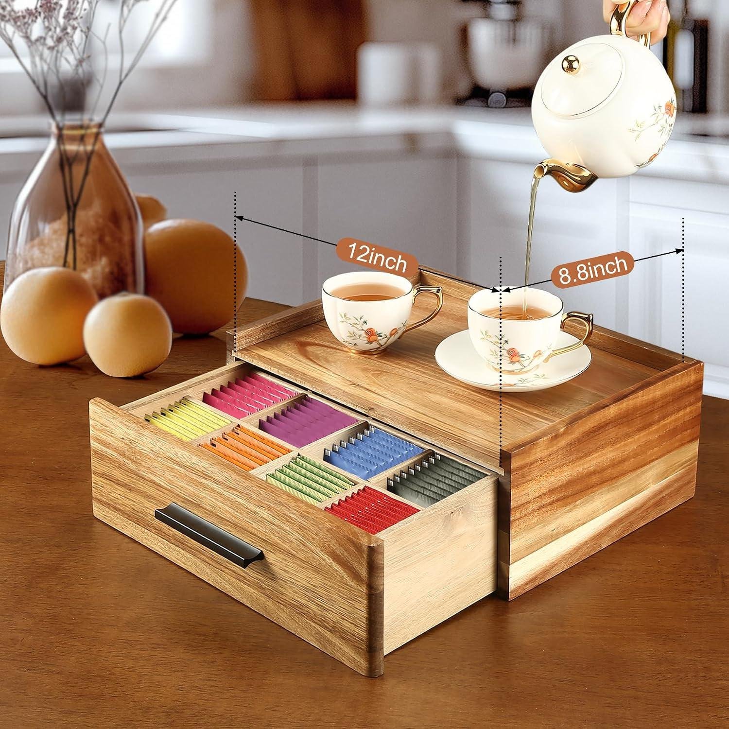 Acacia Tea Organizer JIG Review: Right for Our Shop?