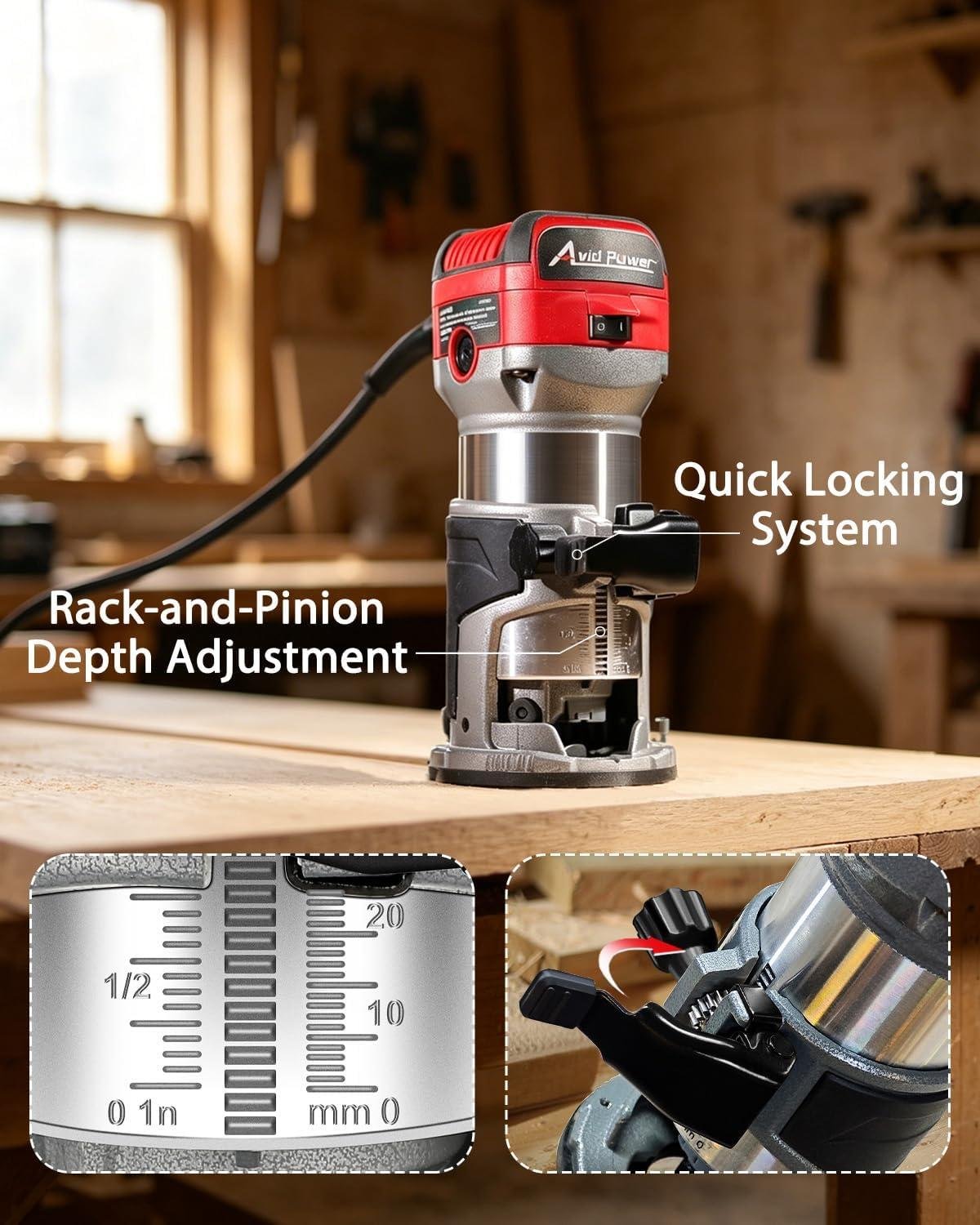 AVID POWER Compact Router Review: Right for Our Shop?