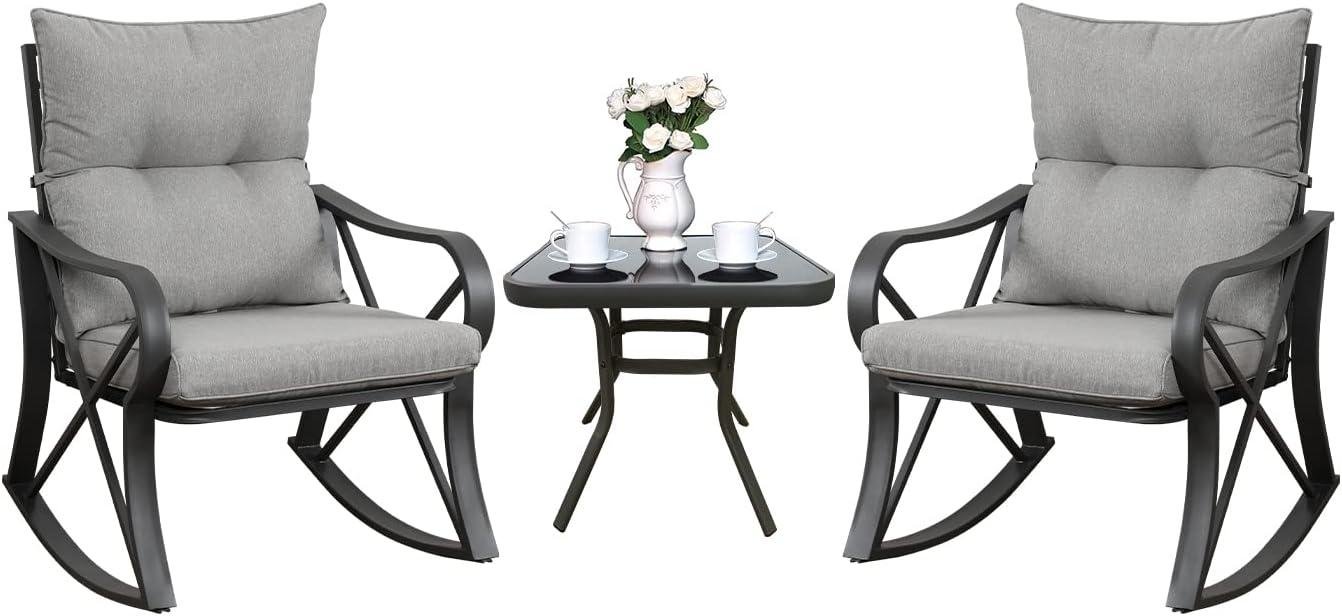 My Take on COSIEST Rocking Bistro Set for Patios