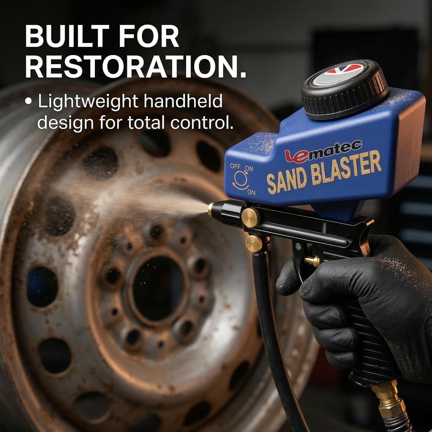 LE LEMATEC Sandblaster Gun Review: Right for Our Shop?