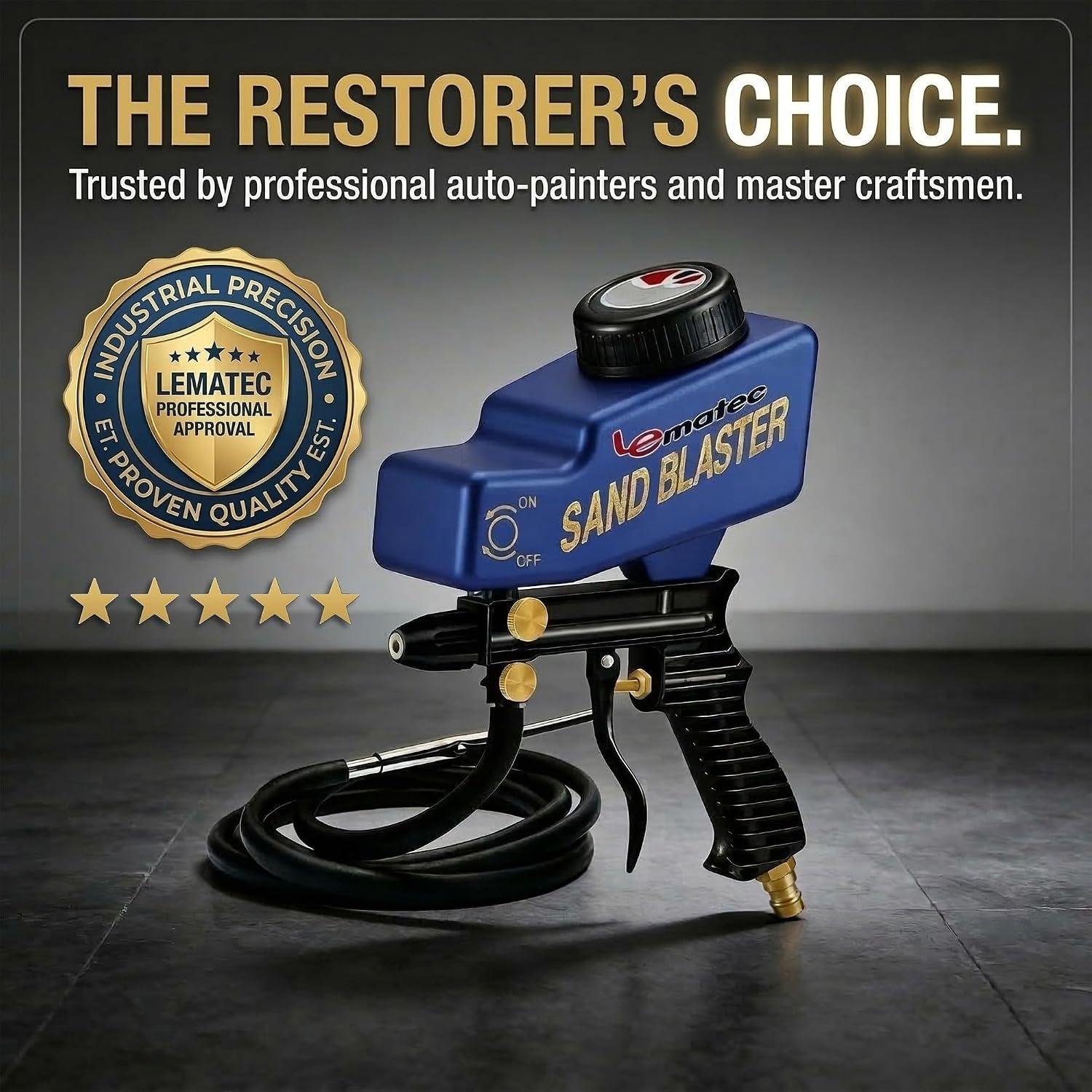 LE LEMATEC Sandblaster Gun Review: Right for Our Shop?