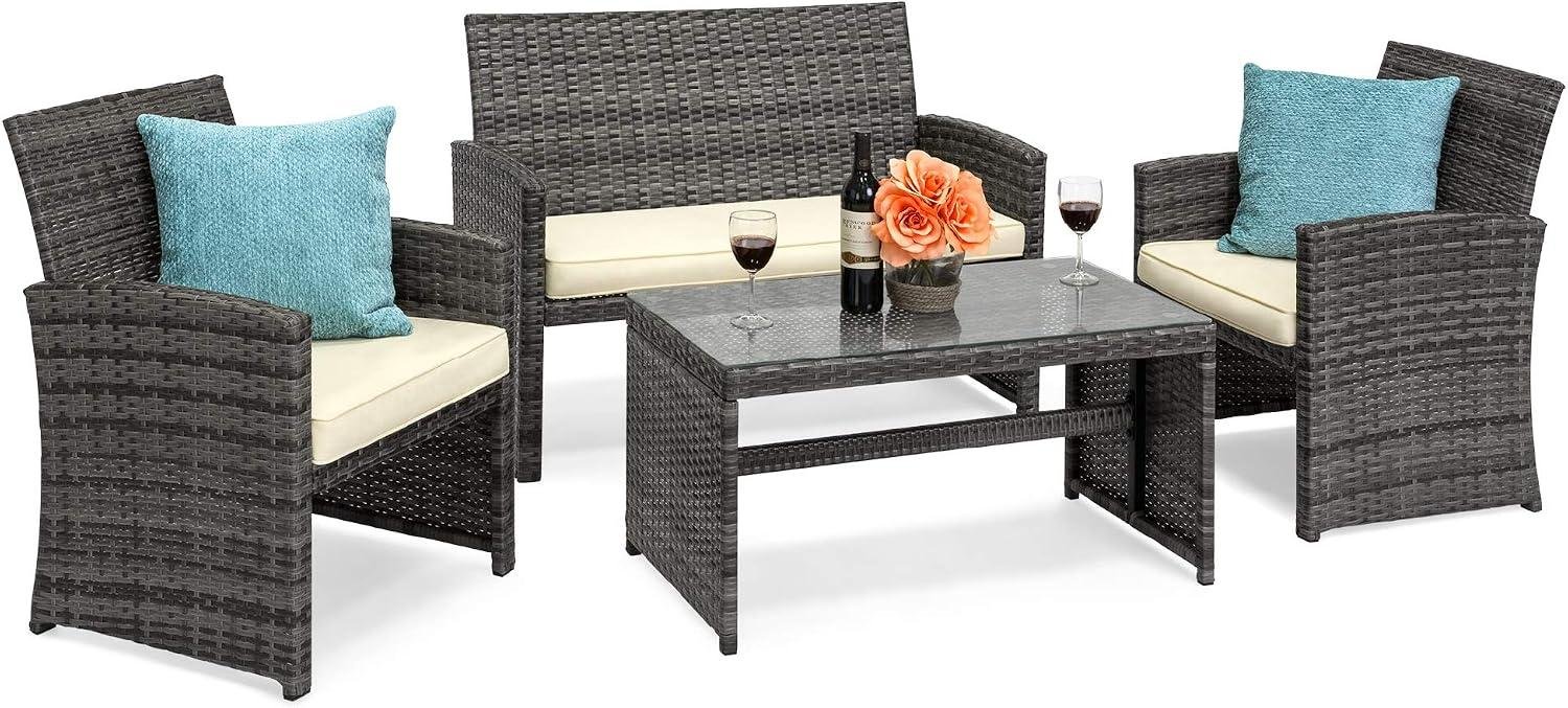My Take: Best Choice 4-Piece Wicker Patio Set