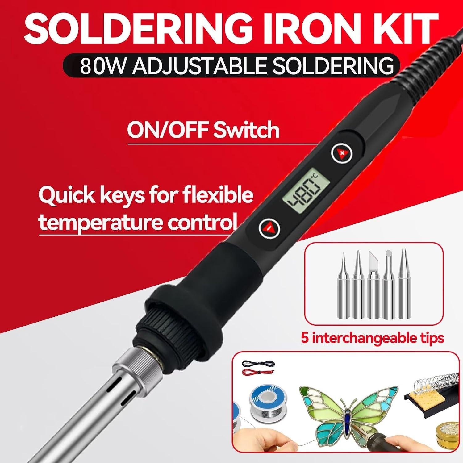 Kryztlyn 80W Soldering Iron Kit Review: Our Shop?