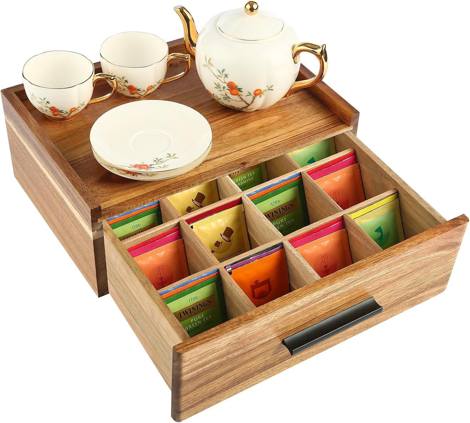 Acacia Tea Organizer JIG Review: Right for Our Shop?