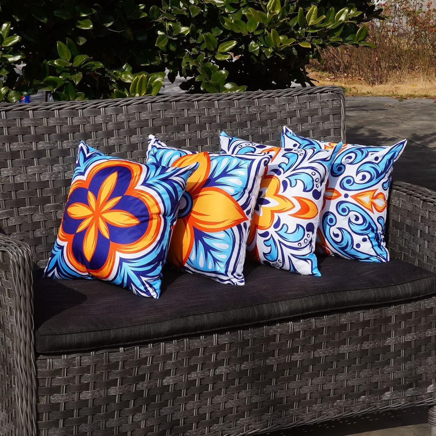 ONWAY Waterproof Boho Pillow Covers: My Patio Pick
